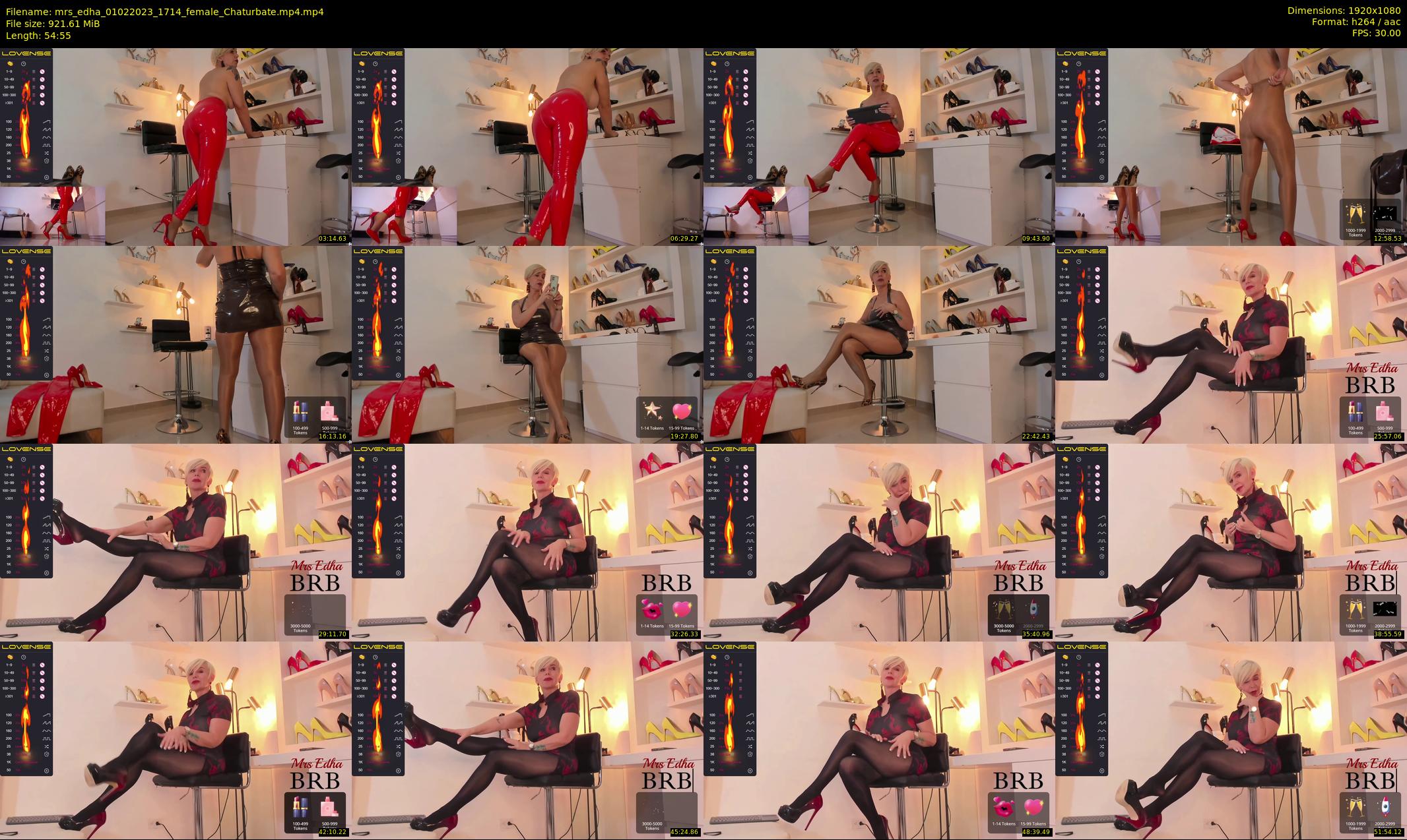 mrs_edha — 55 minute Chaturbate female cam show recording, 1080p, Feb 1, 2023