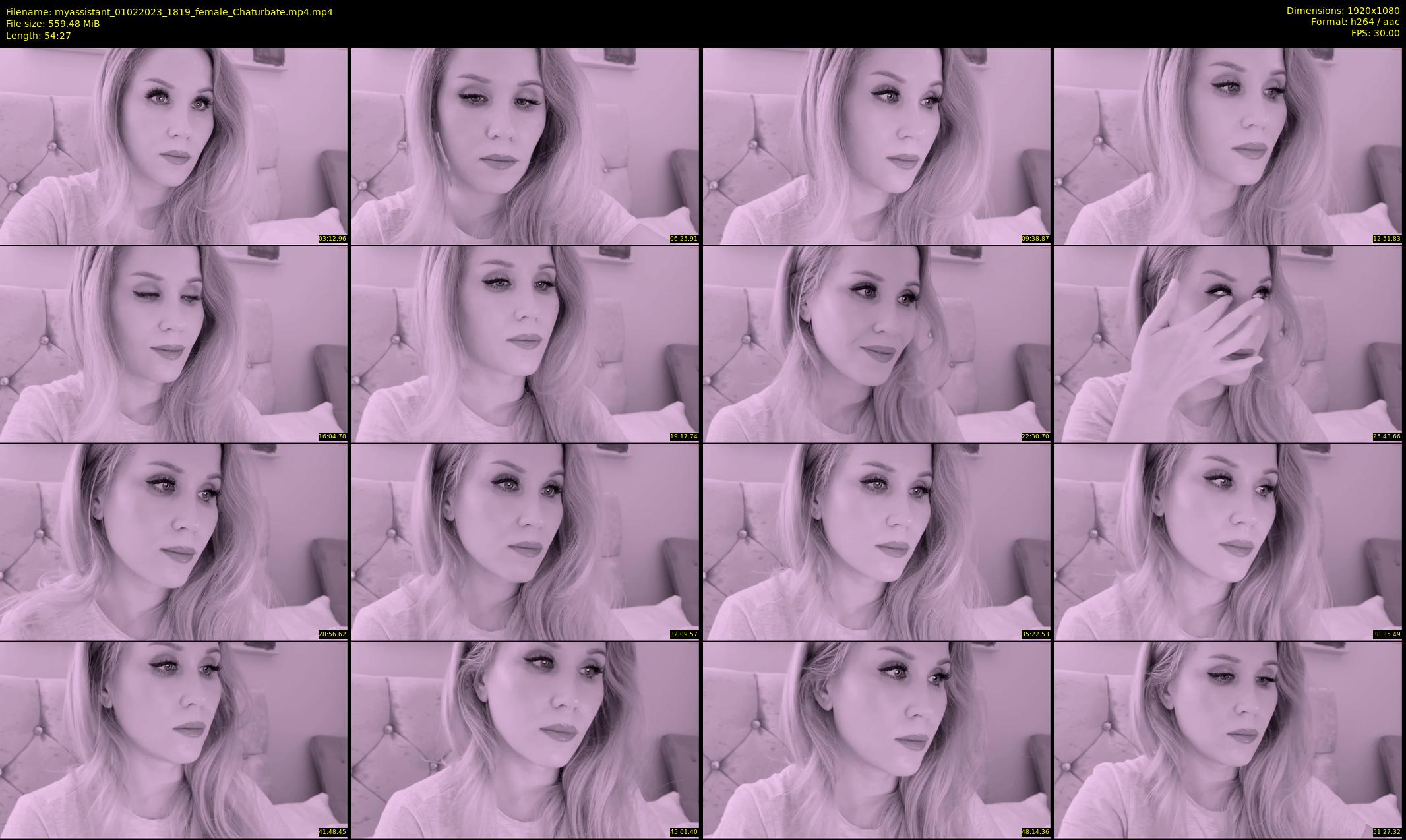 myassistant — 55 minute Chaturbate female cam show recording, 1080p, Feb 1, 2023