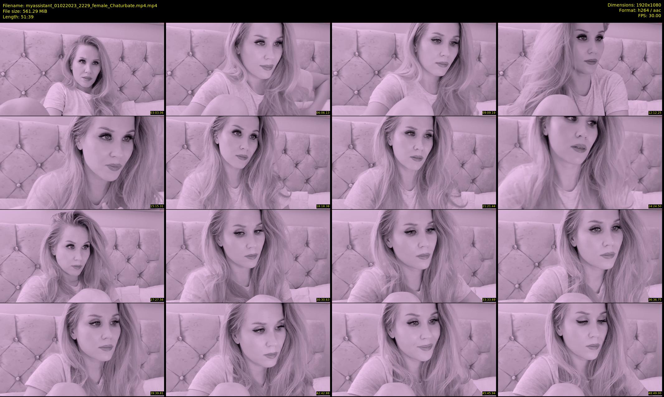 myassistant — 52 minute Chaturbate female cam show recording, 1080p, Feb 1, 2023