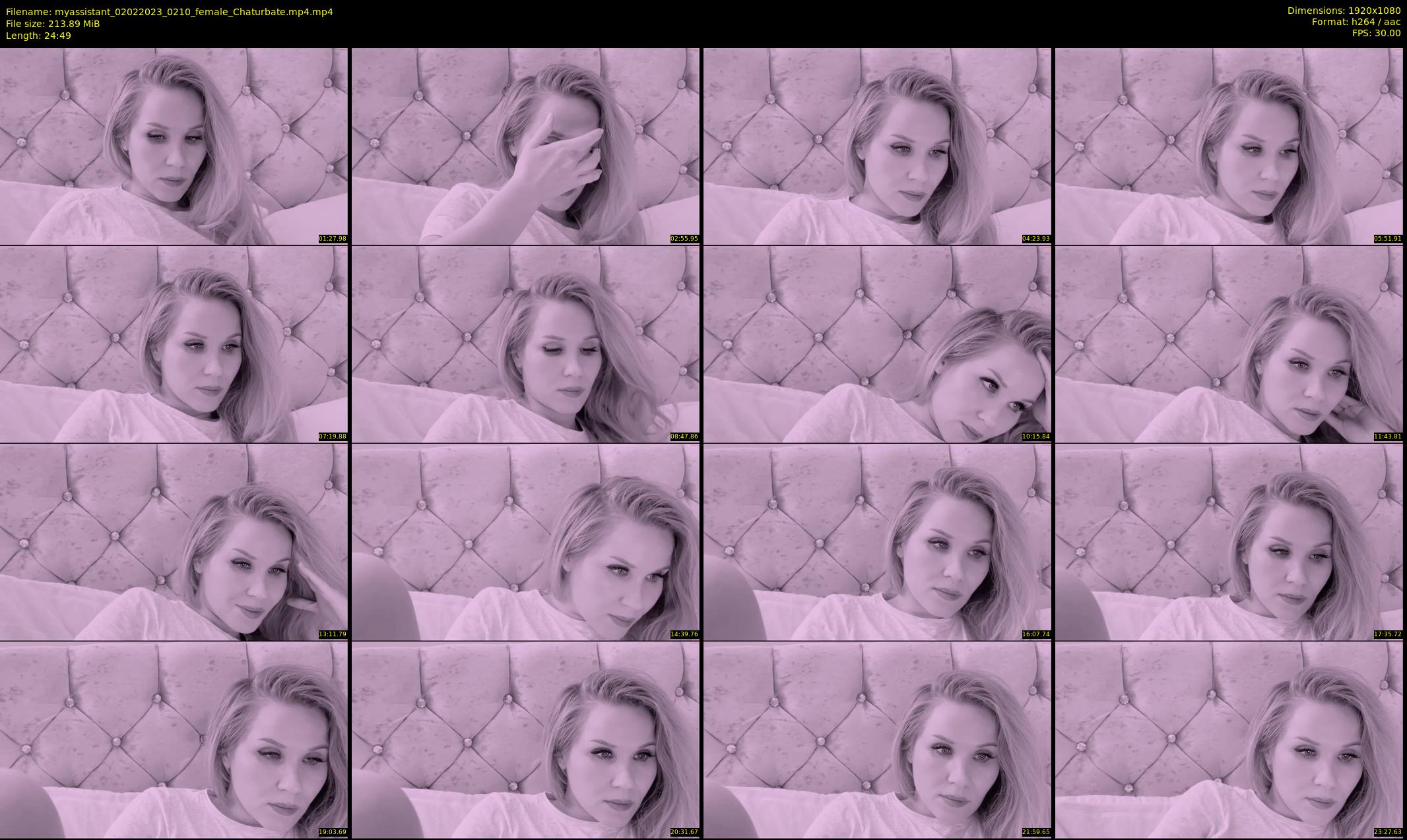 myassistant — 25 minute Chaturbate female cam show recording, 1080p, Feb 2, 2023