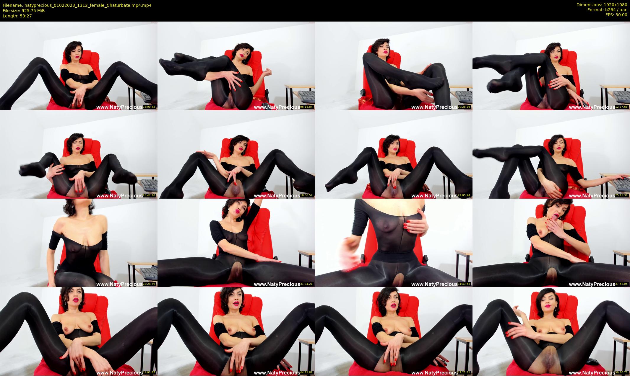 natyprecious — 54 minute Chaturbate female cam show recording, 1080p, Feb 1, 2023