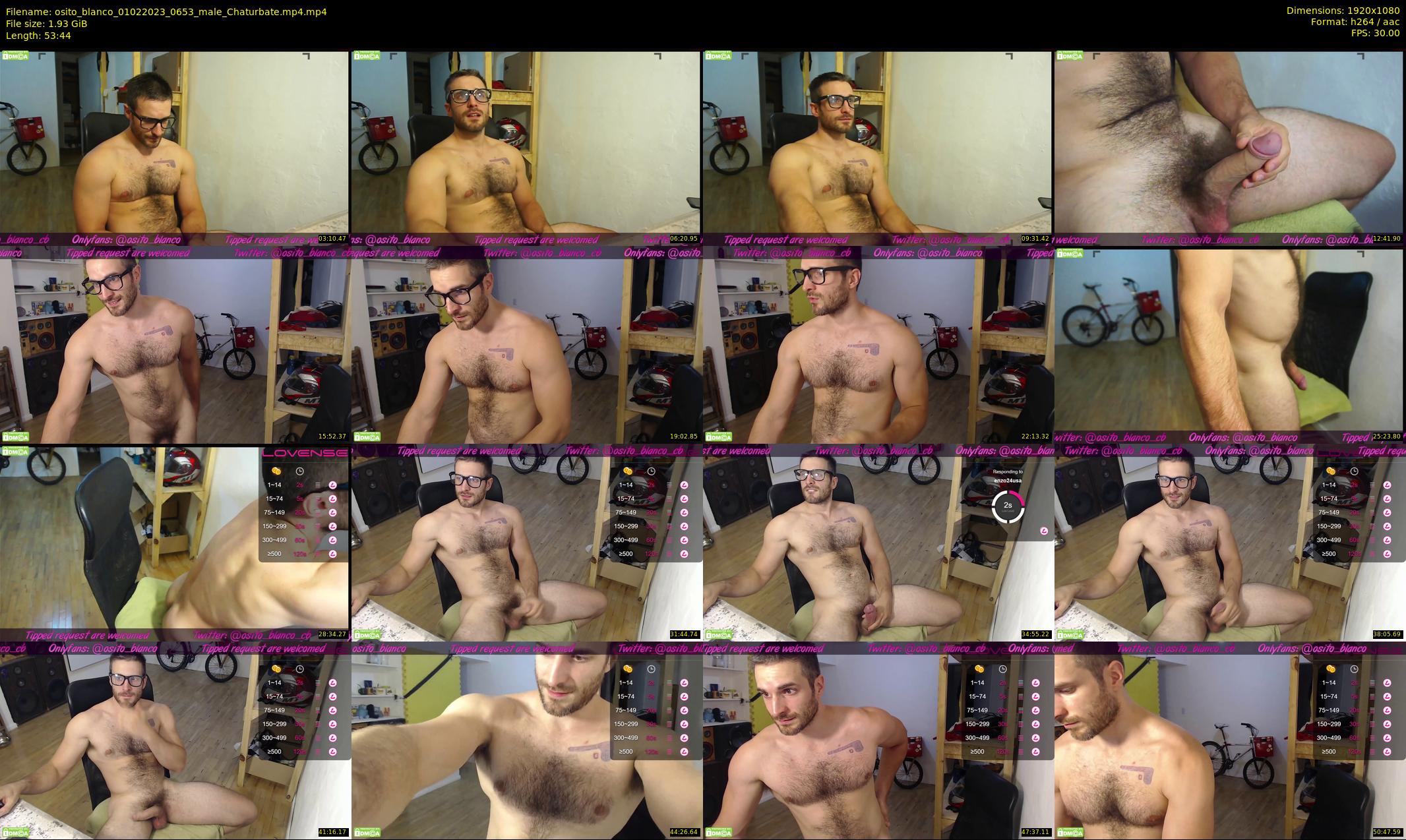 osito_blanco — 54 minute Chaturbate male cam show recording, 1080p, Feb 1, 2023