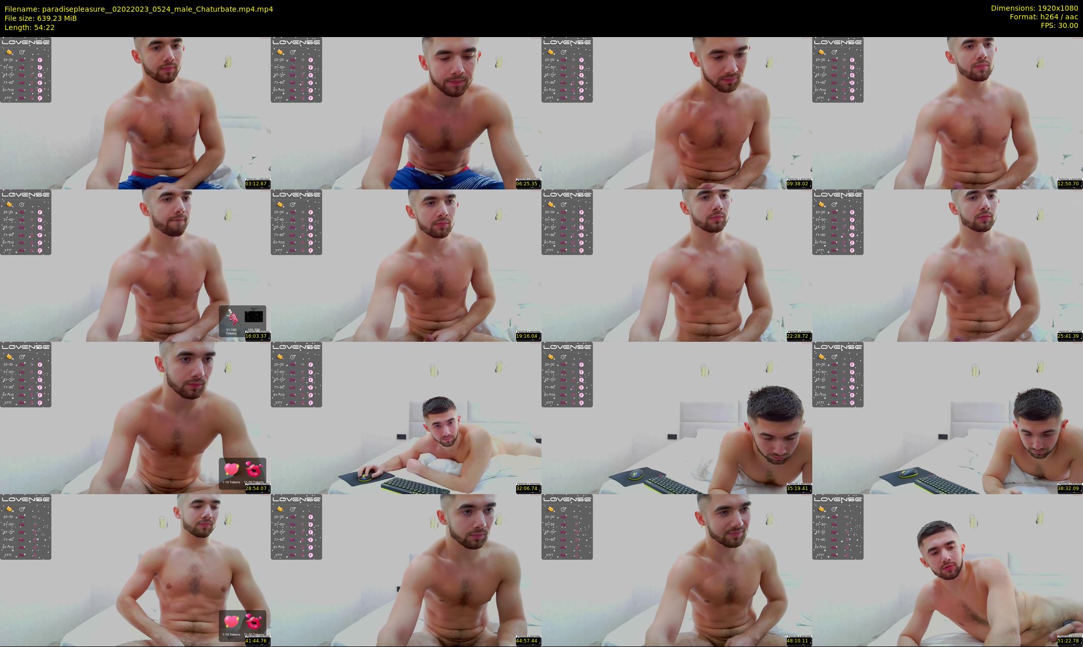 paradisepleasure_ — 55 minute Chaturbate couple cam show recording, 1080p, Feb 2, 2023