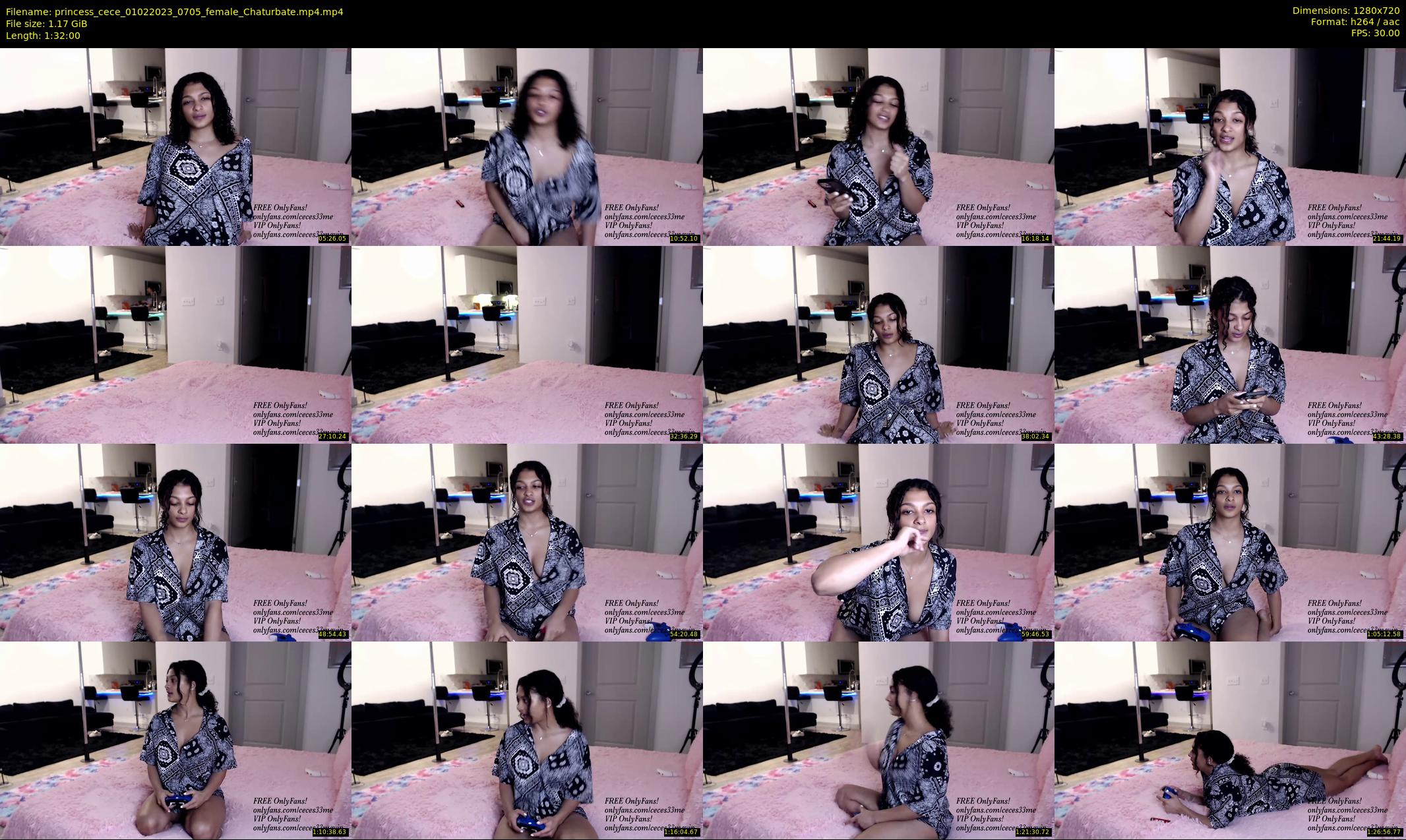 princess_cece — 92 minute Chaturbate female cam show recording, 720p, Feb 1, 2023