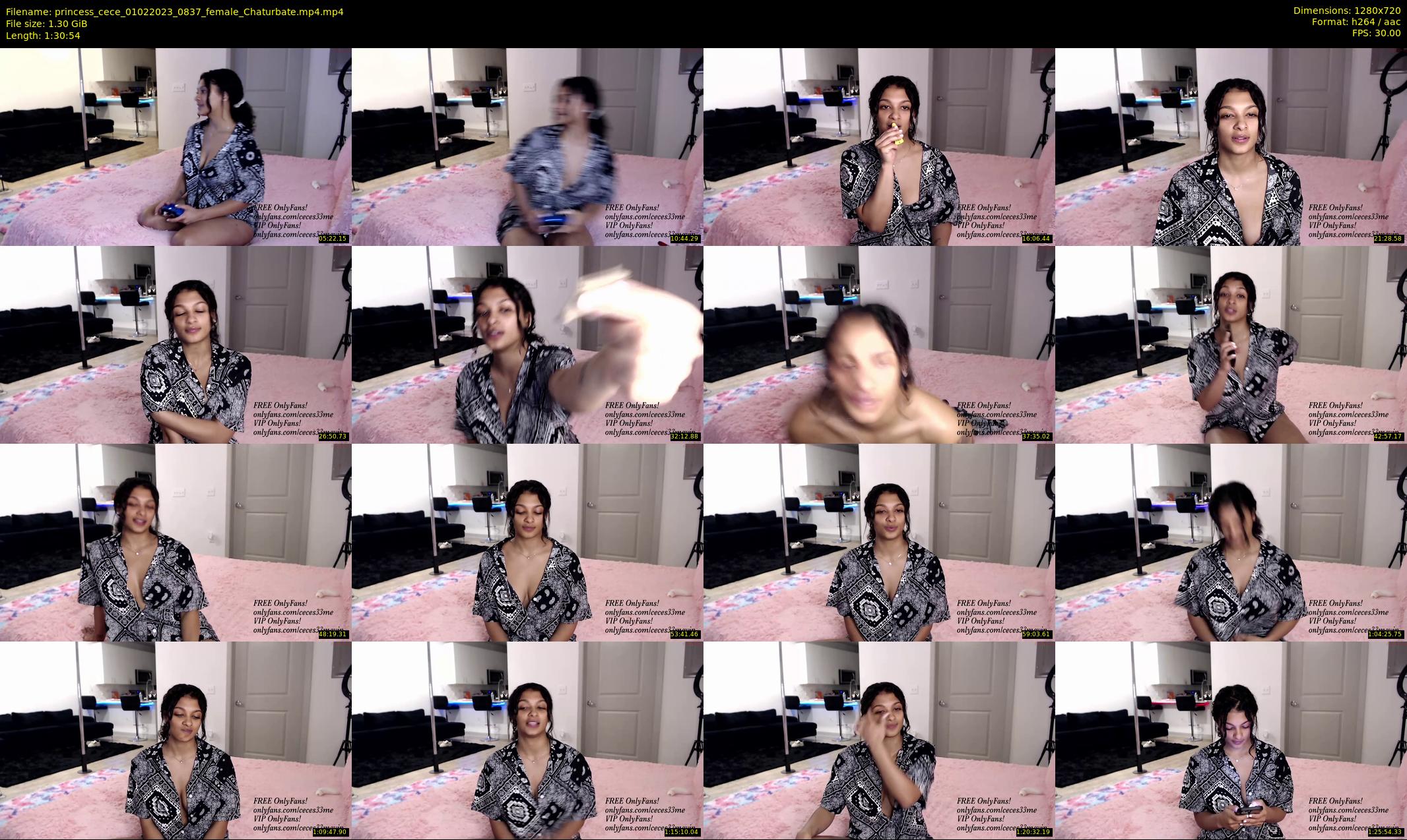 princess_cece — 91 minute Chaturbate female cam show recording, 720p, Feb 1, 2023