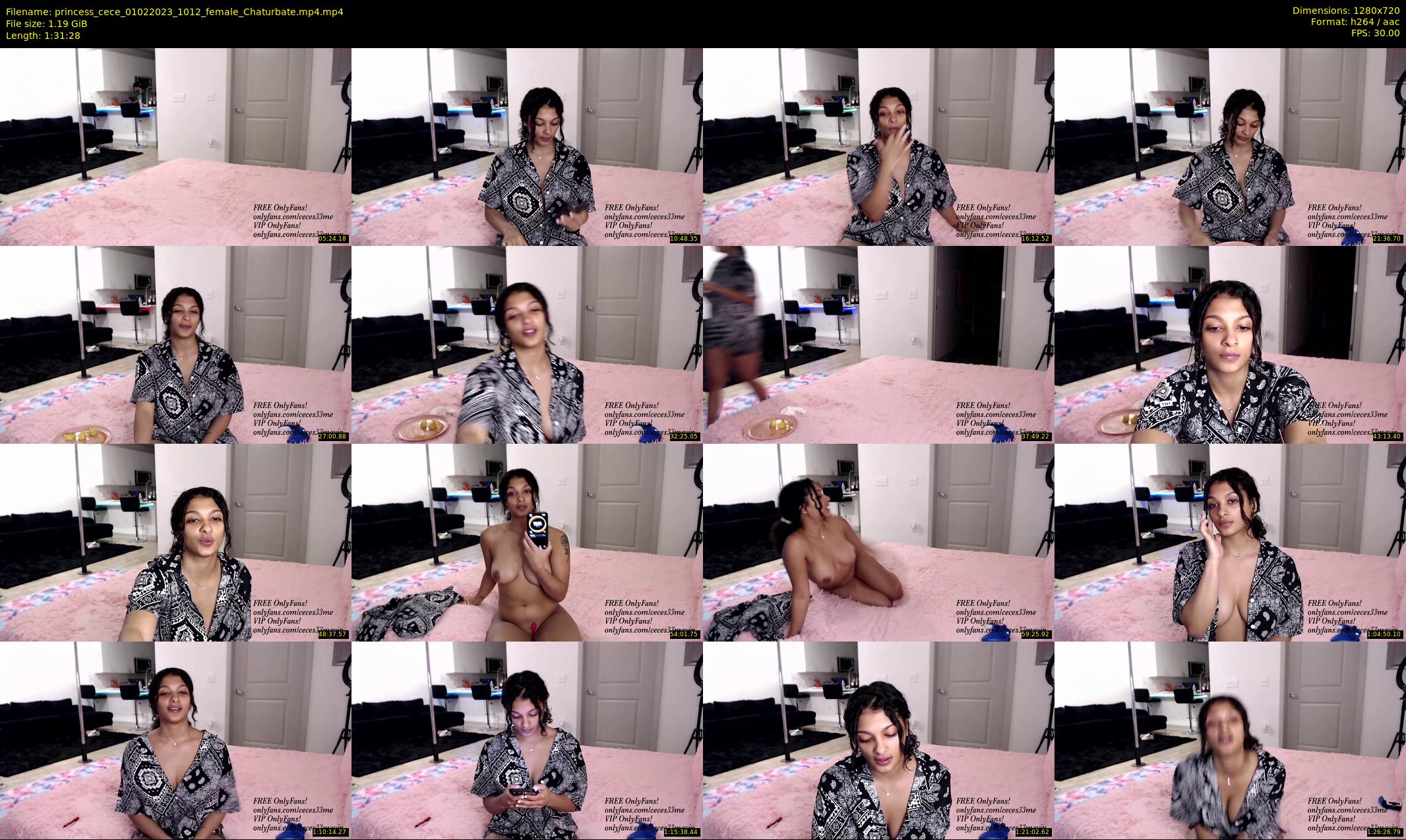 princess_cece — 92 minute Chaturbate female cam show recording, 720p, Feb 1, 2023