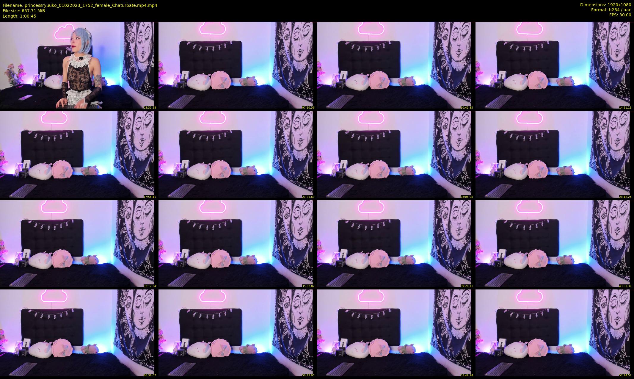 princessryuuko — 61 minute Chaturbate female cam show recording, 1080p, Feb 1, 2023