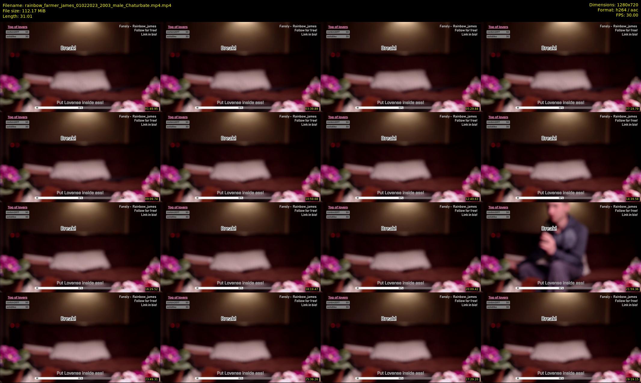 rainbow_farmer_james — 32 minute Chaturbate male cam show recording, 720p, Feb 1, 2023
