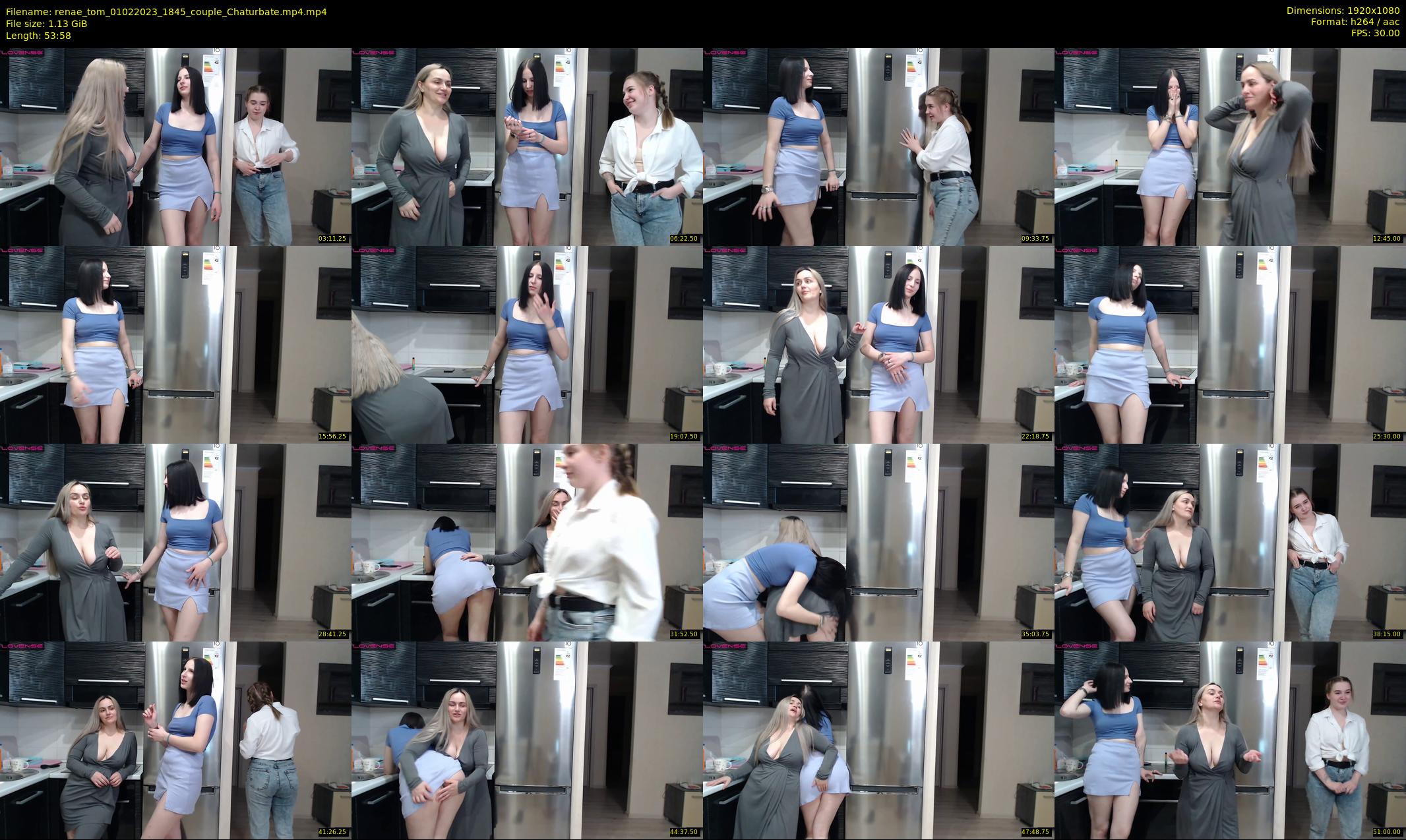renae_tom — 54 minute Chaturbate couple cam show recording, 1080p, Feb 1, 2023