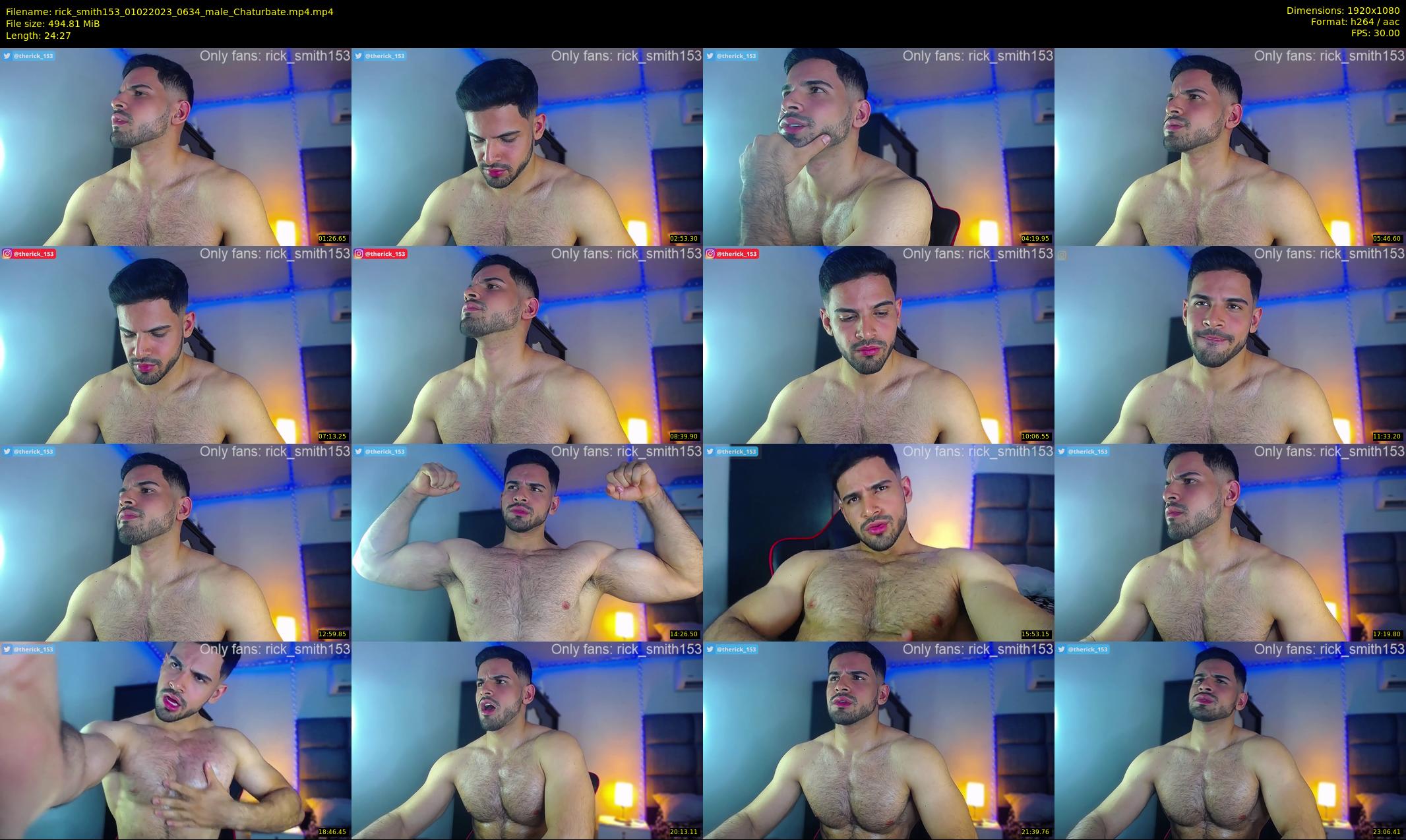 rick_smith153 — 25 minute Chaturbate male cam show recording, 1080p, Feb 1, 2023