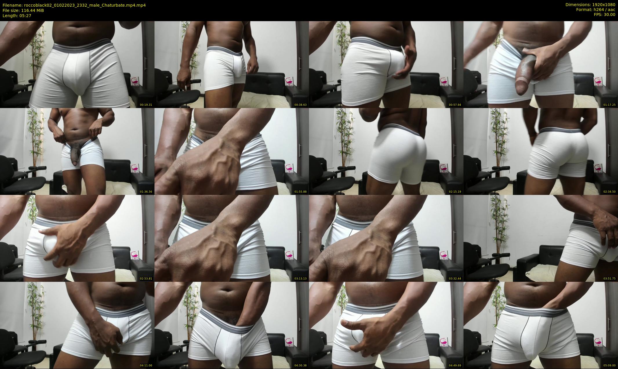roccoblack02 — 6 minute Chaturbate male cam show recording, 1080p, Feb 1, 2023