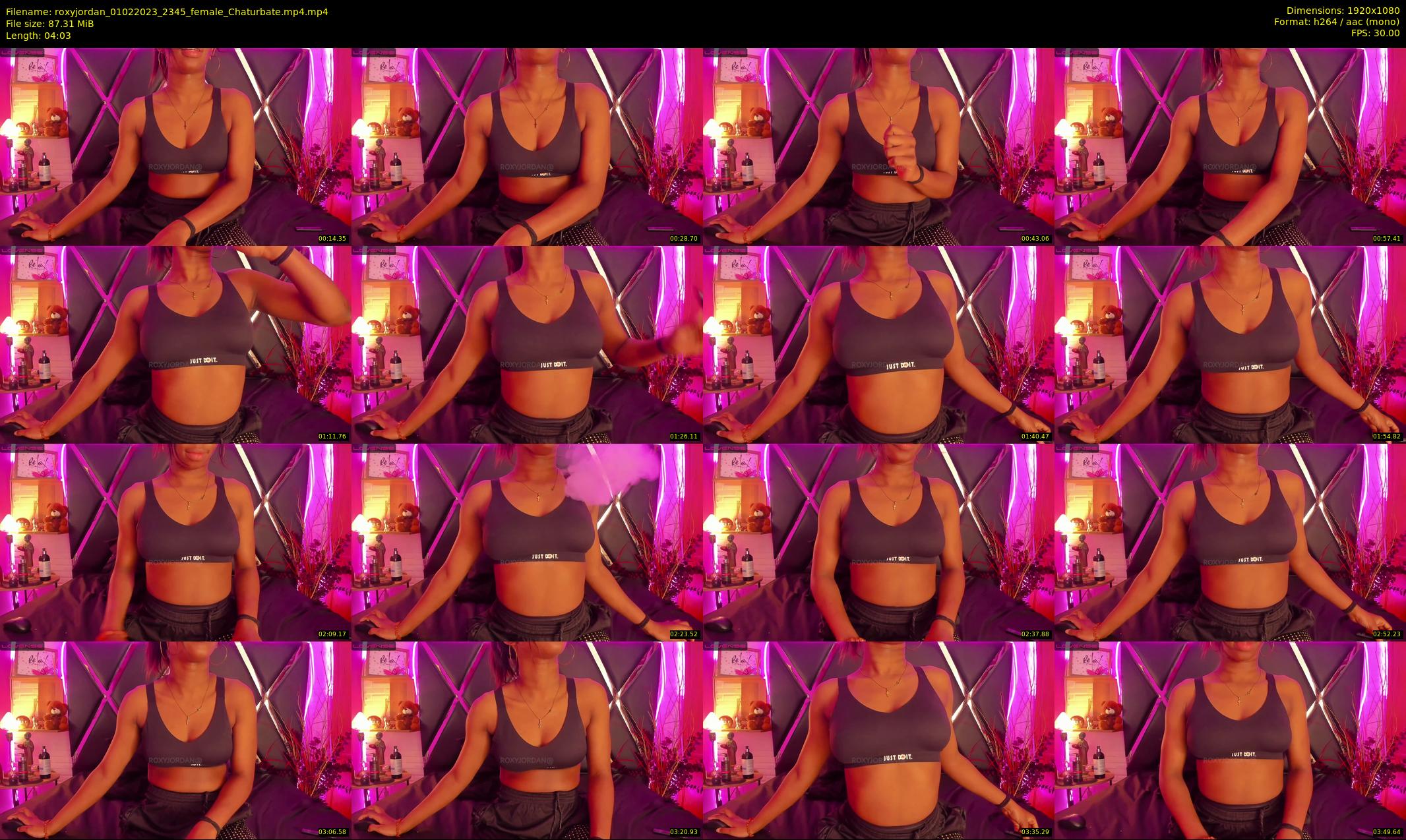 roxyjordan — 5 minute Chaturbate female cam show recording, 1080p, Feb 1, 2023