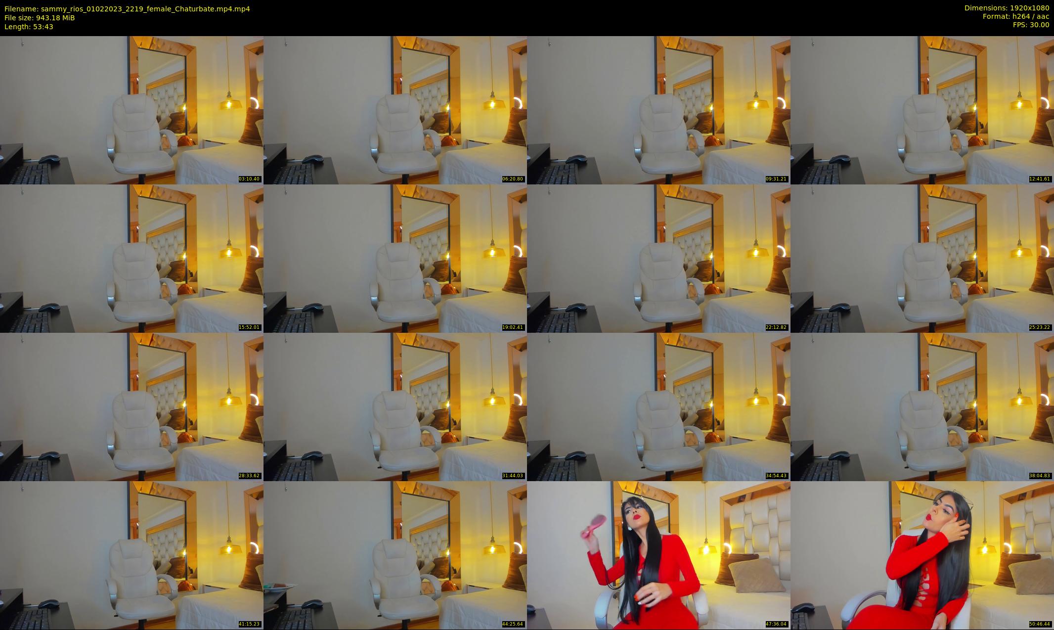 sammy_rios — 54 minute Chaturbate female cam show recording, 1080p, Feb 1, 2023