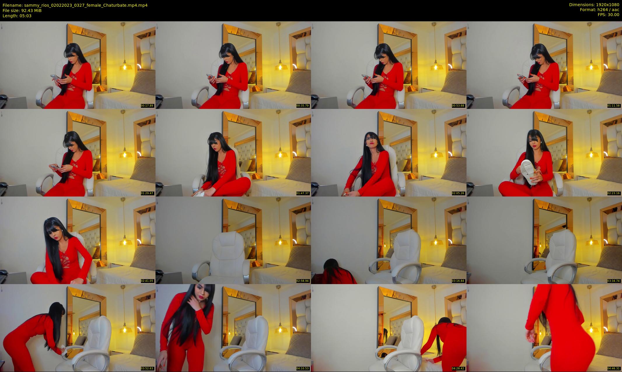 sammy_rios — 6 minute Chaturbate female cam show recording, 1080p, Feb 2, 2023