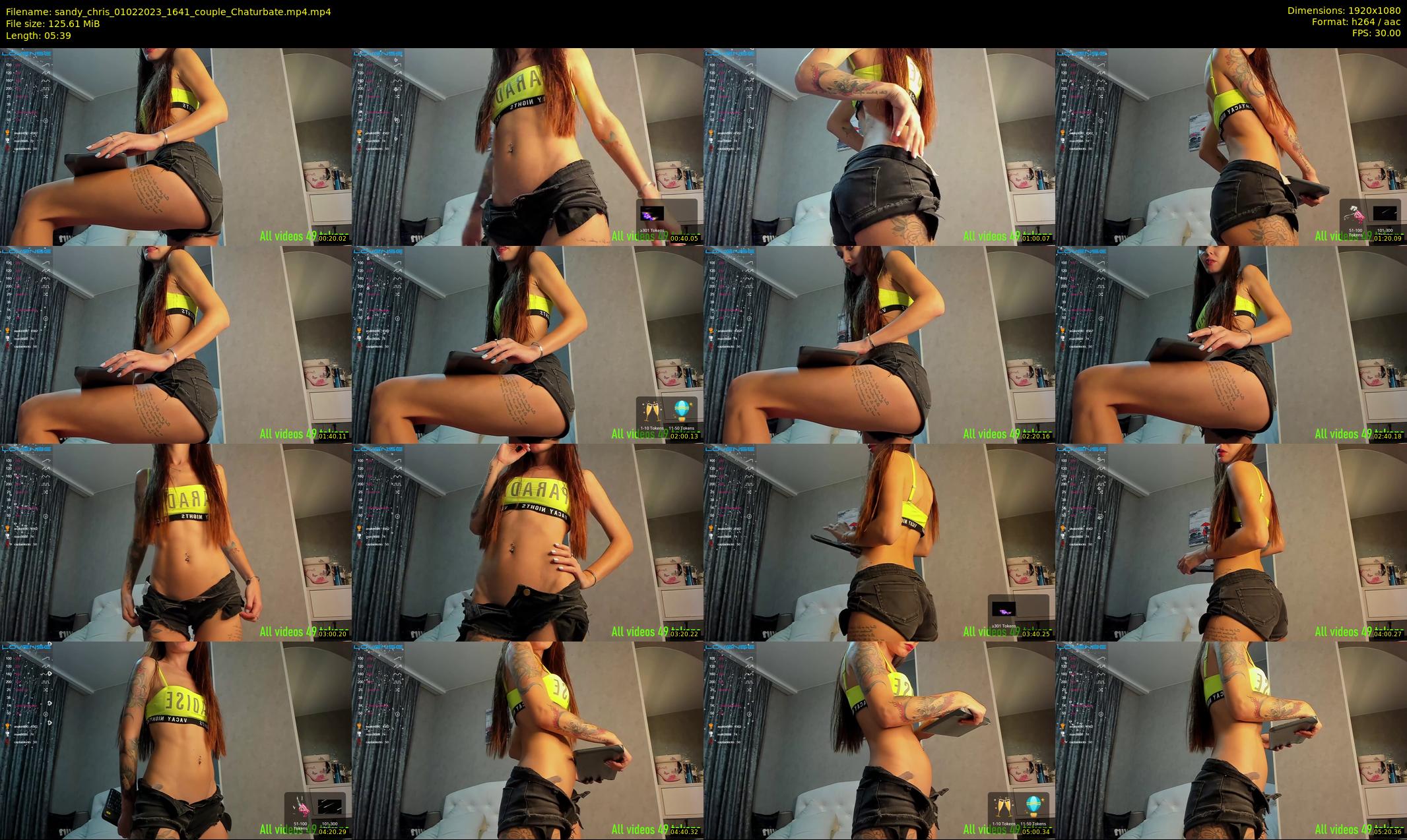 sandy_chris — 6 minute Chaturbate couple cam show recording, 1080p, Feb 1, 2023