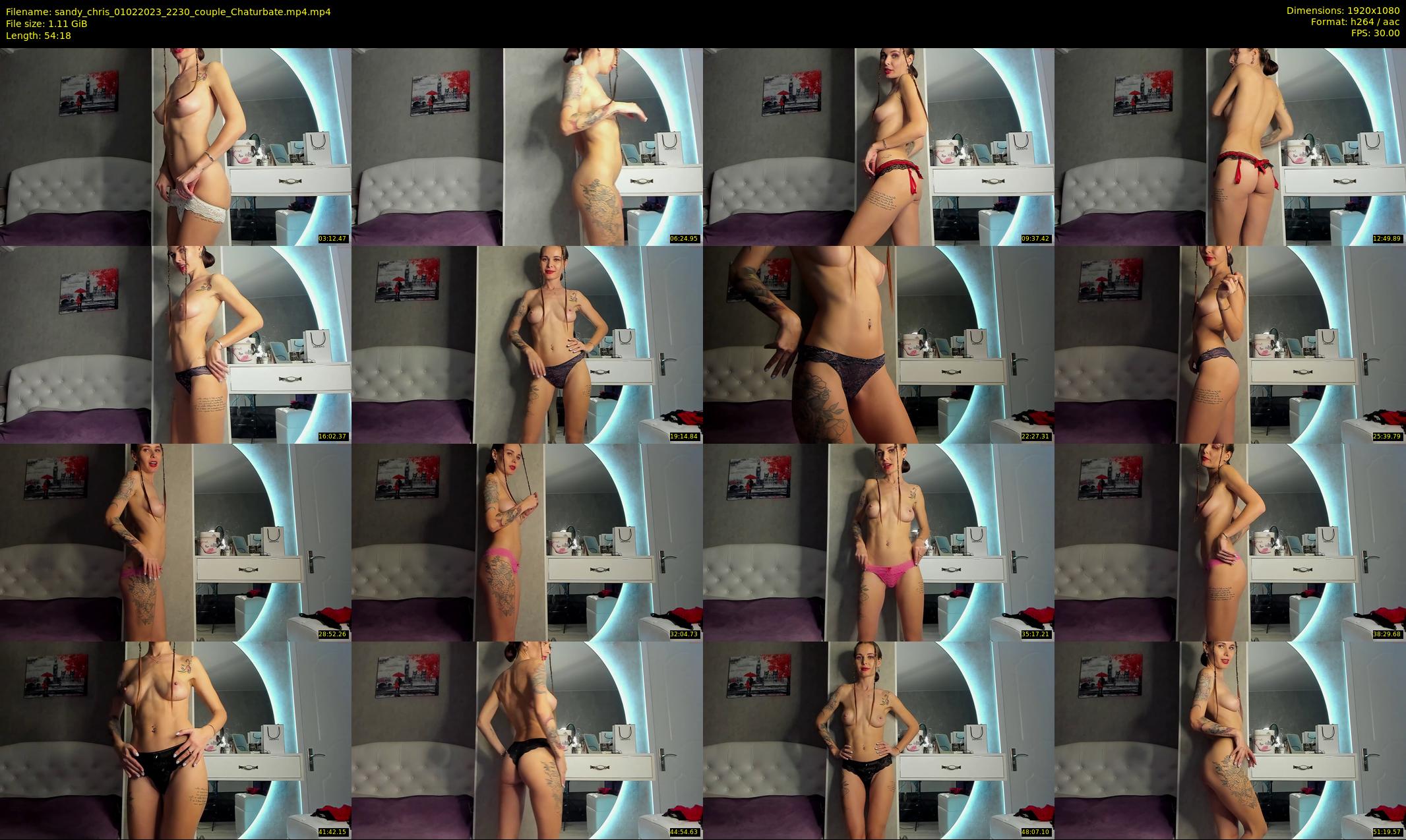 sandy_chris — 55 minute Chaturbate couple cam show recording, 1080p, Feb 1, 2023