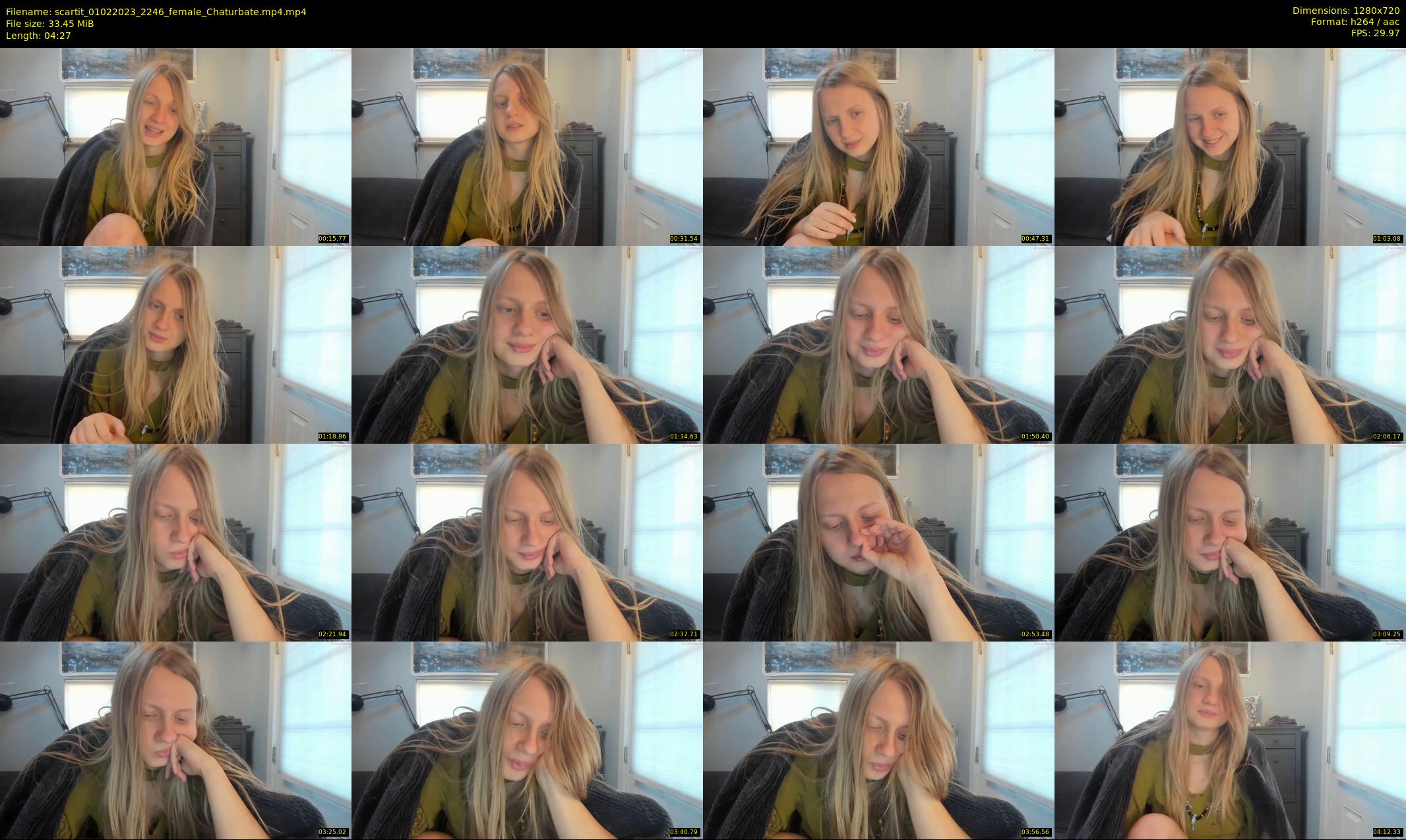 scartit — 5 minute Chaturbate female cam show recording, 720p, Feb 1, 2023
