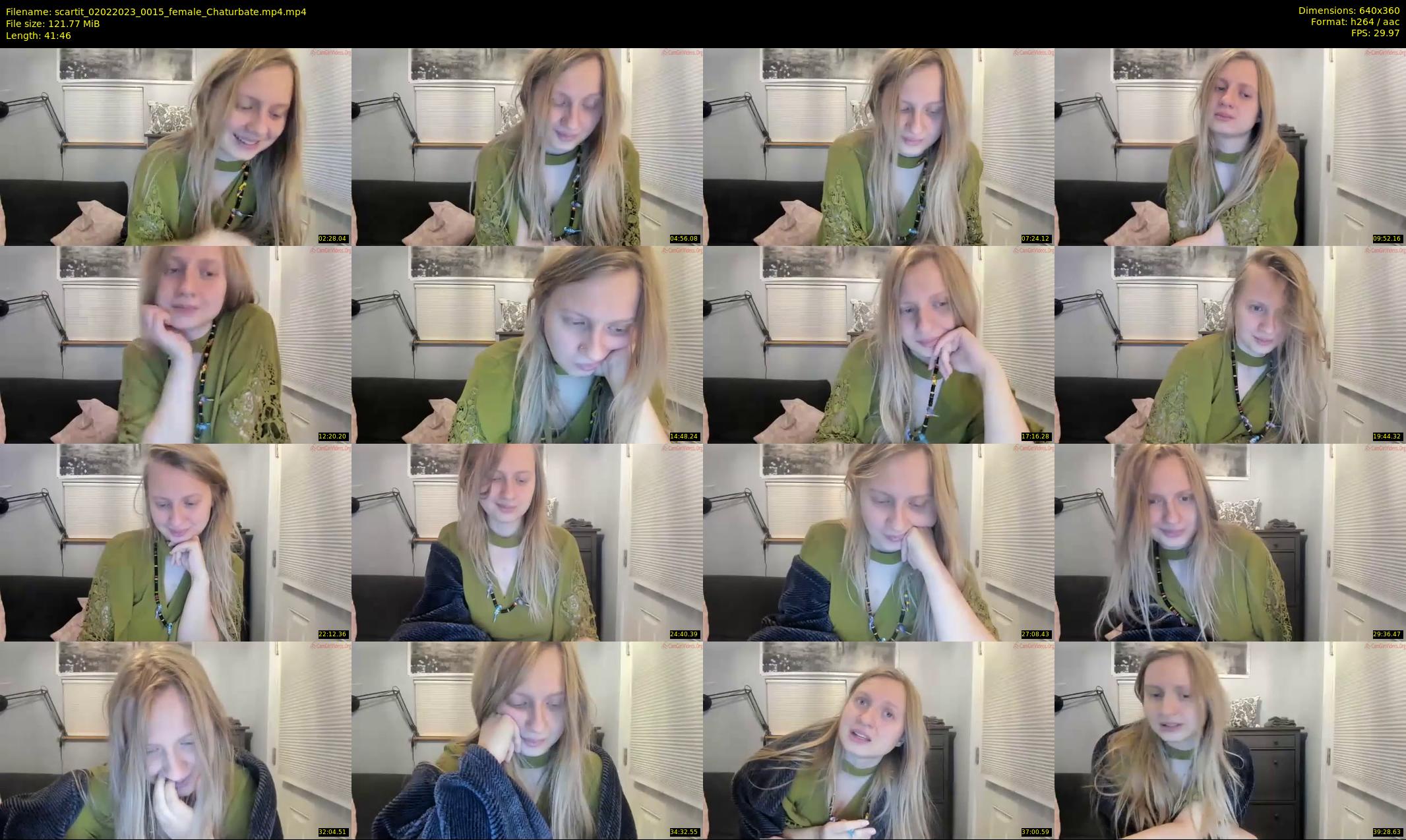 scartit — 42 minute Chaturbate female cam show recording, 360p, Feb 2, 2023
