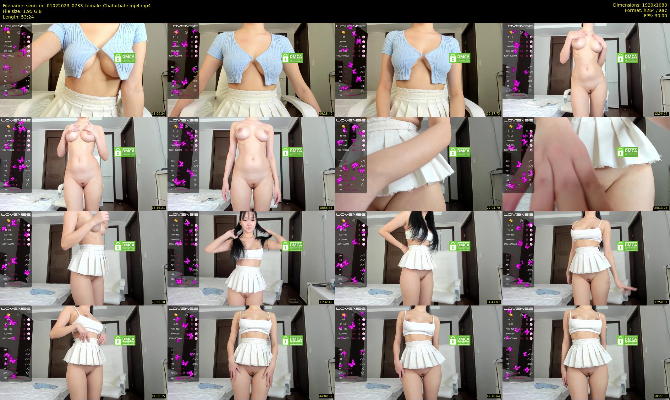 seon_mi — 54 minute Chaturbate female cam show recording, 1080p, Feb 1, 2023