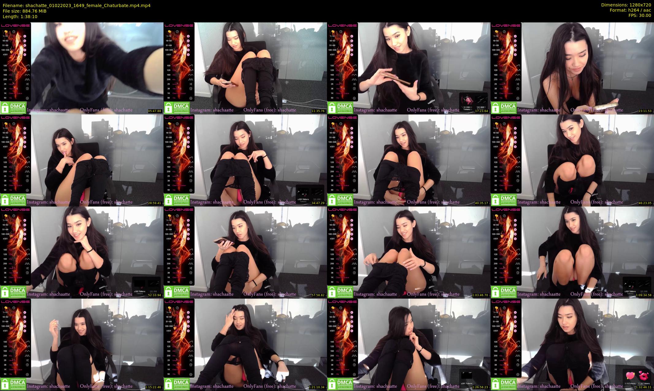 shachatte — 99 minute Chaturbate couple cam show recording, 720p, Feb 1, 2023