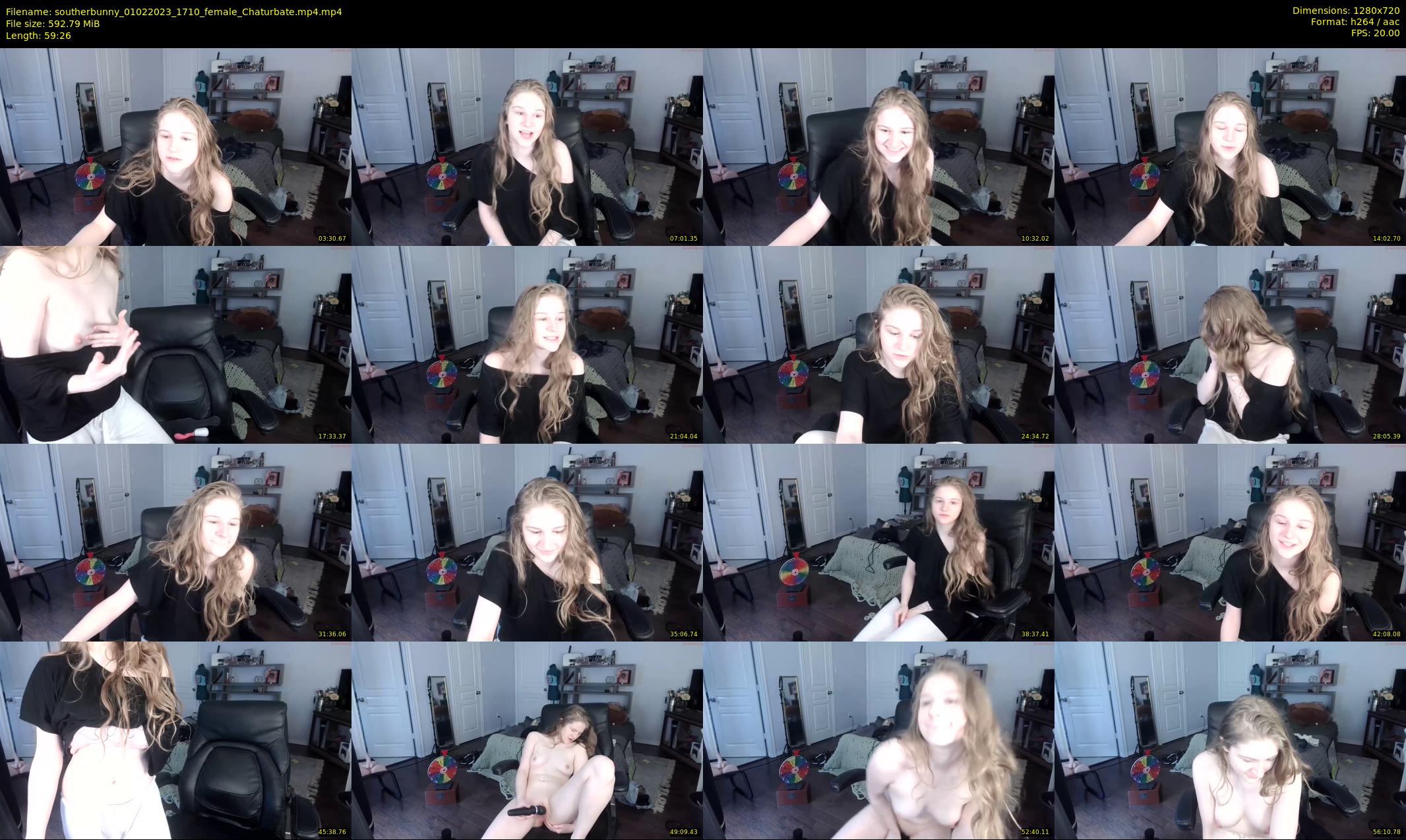southerbunny — 60 minute Chaturbate female cam show recording, 720p, Feb 1, 2023