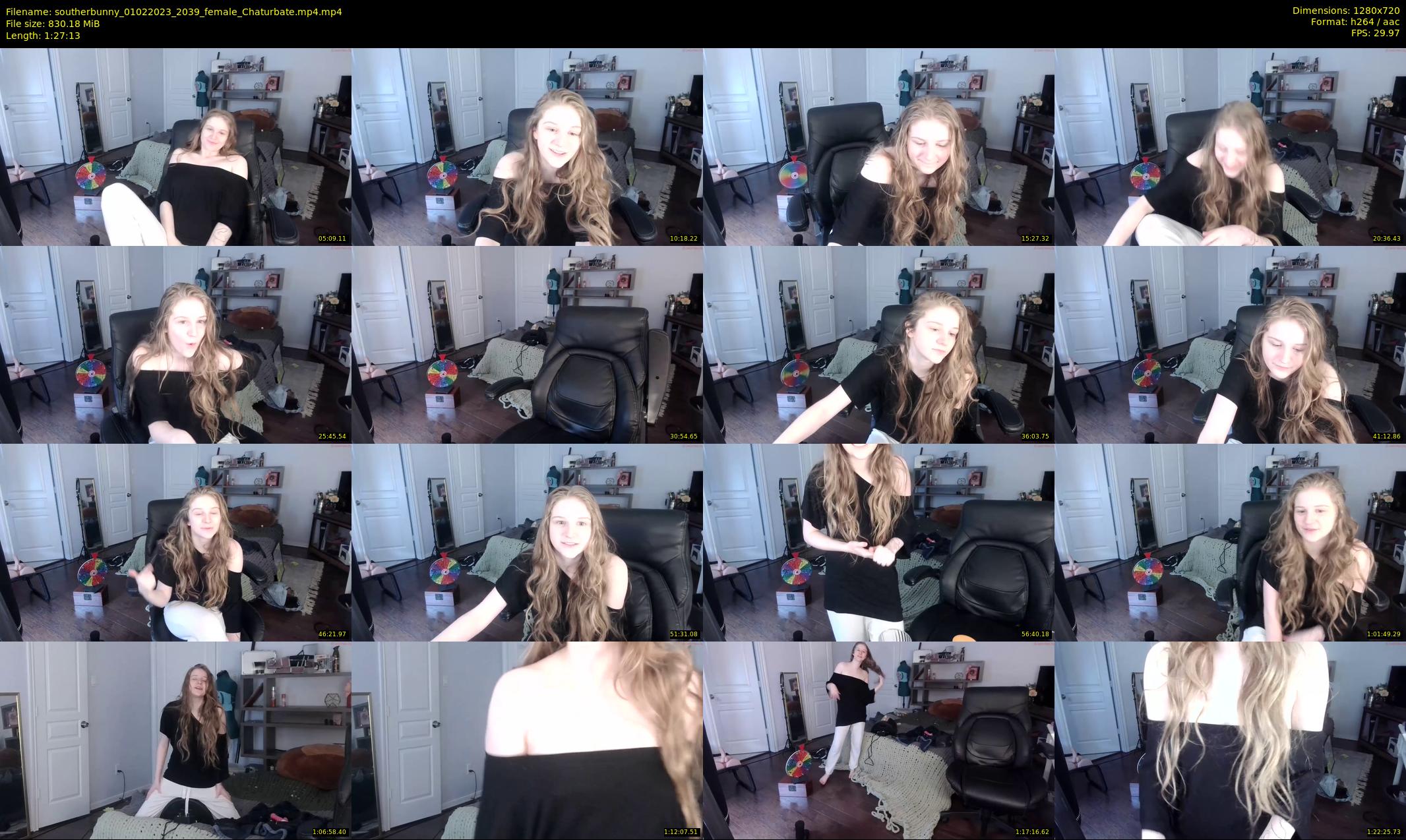 southerbunny — 88 minute Chaturbate female cam show recording, 720p, Feb 1, 2023