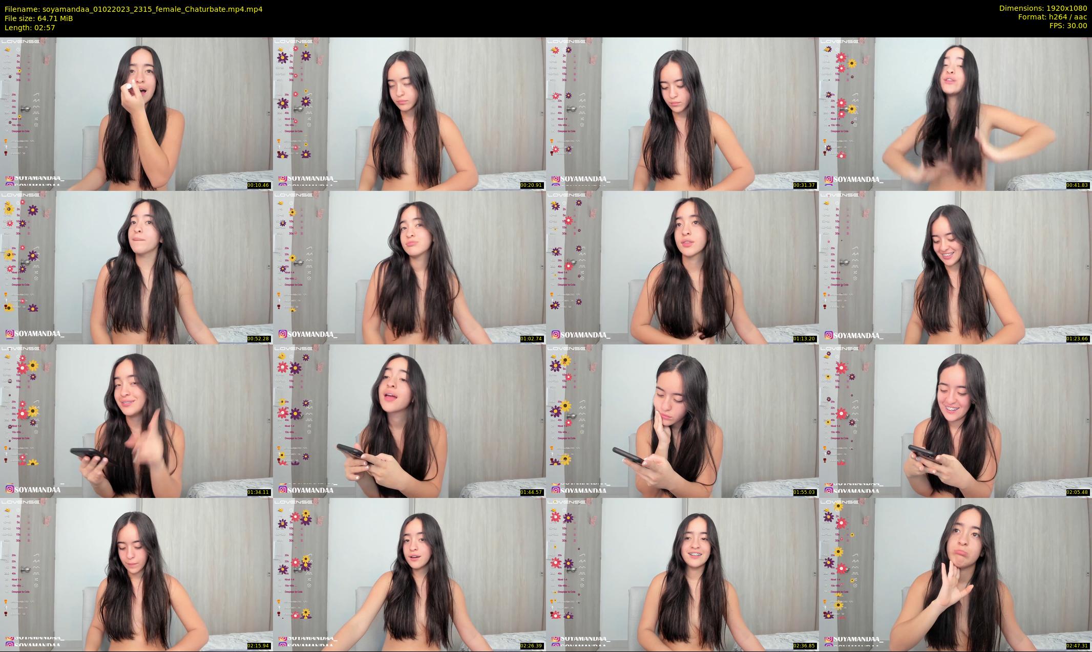 soyamandaa — 3 minute Chaturbate female cam show recording, 1080p, Feb 1, 2023