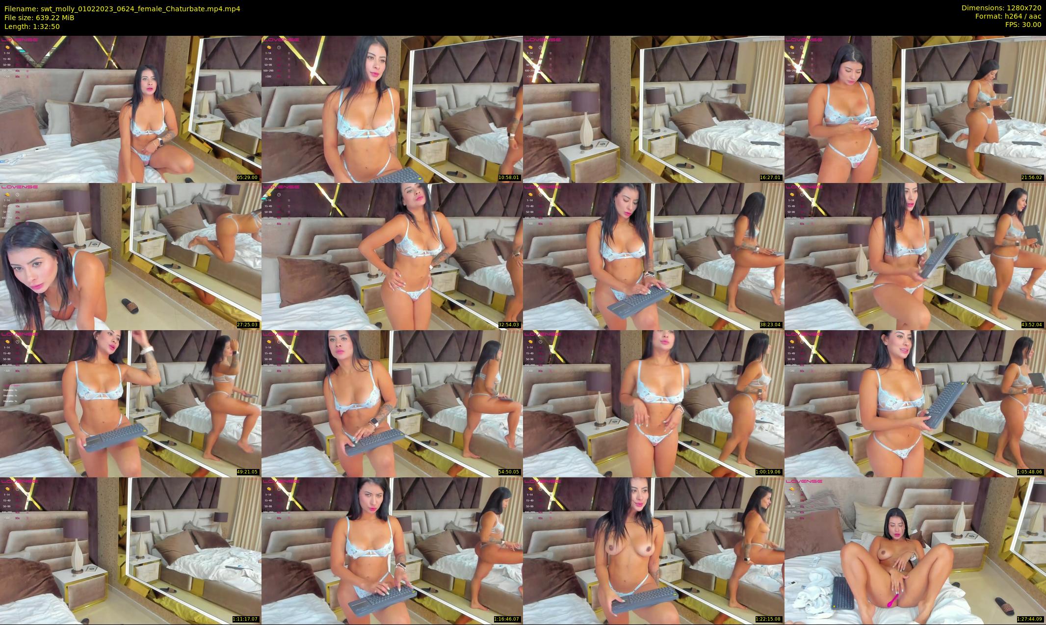 swt_molly — 93 minute Chaturbate female cam show recording, 720p, Feb 1, 2023