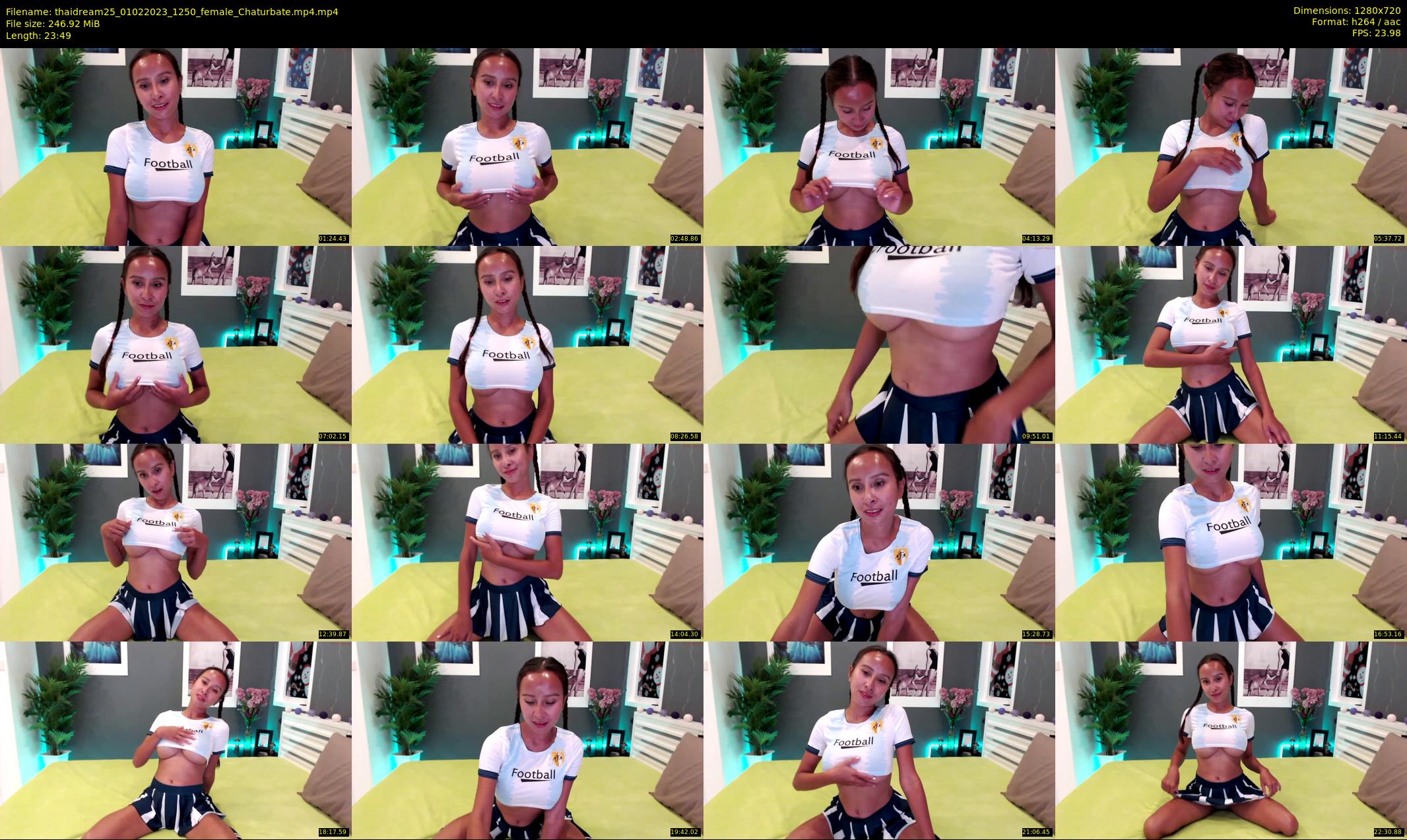 thaidream25 — 24 minute Chaturbate female cam show recording, 720p, Feb 1, 2023