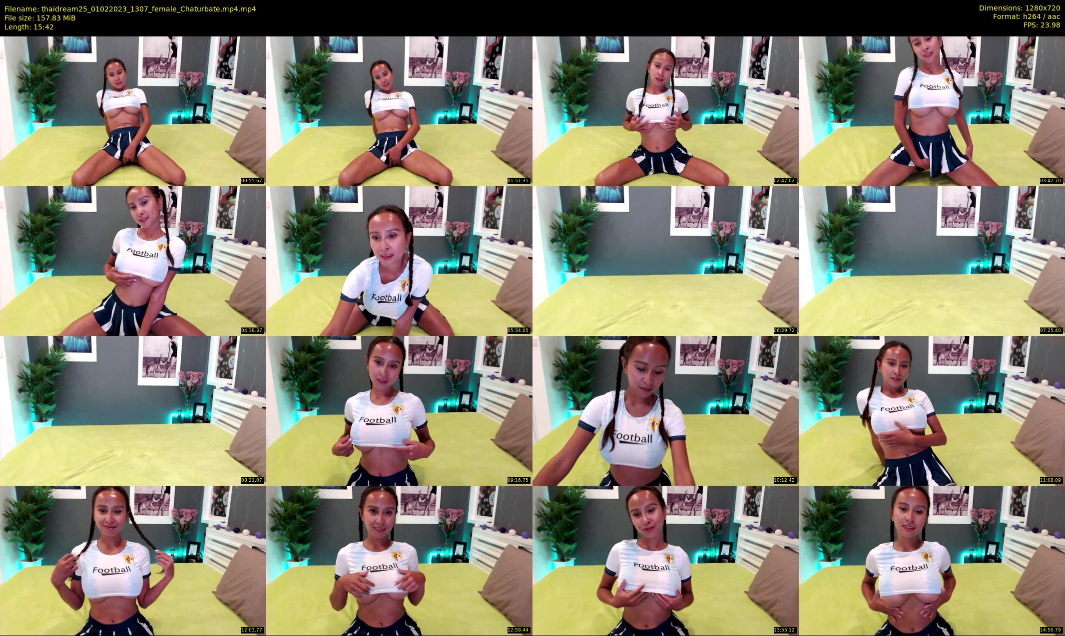 thaidream25 — 16 minute Chaturbate female cam show recording, 720p, Feb 1, 2023