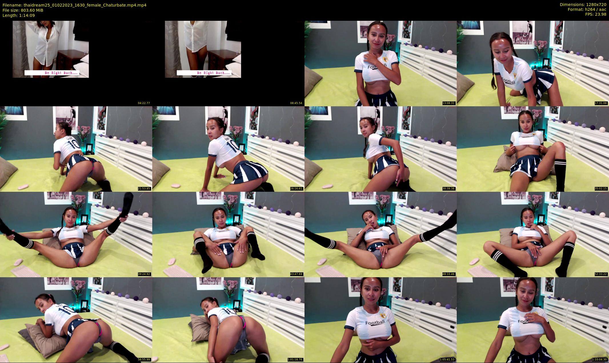 thaidream25 — 75 minute Chaturbate female cam show recording, 720p, Feb 1, 2023
