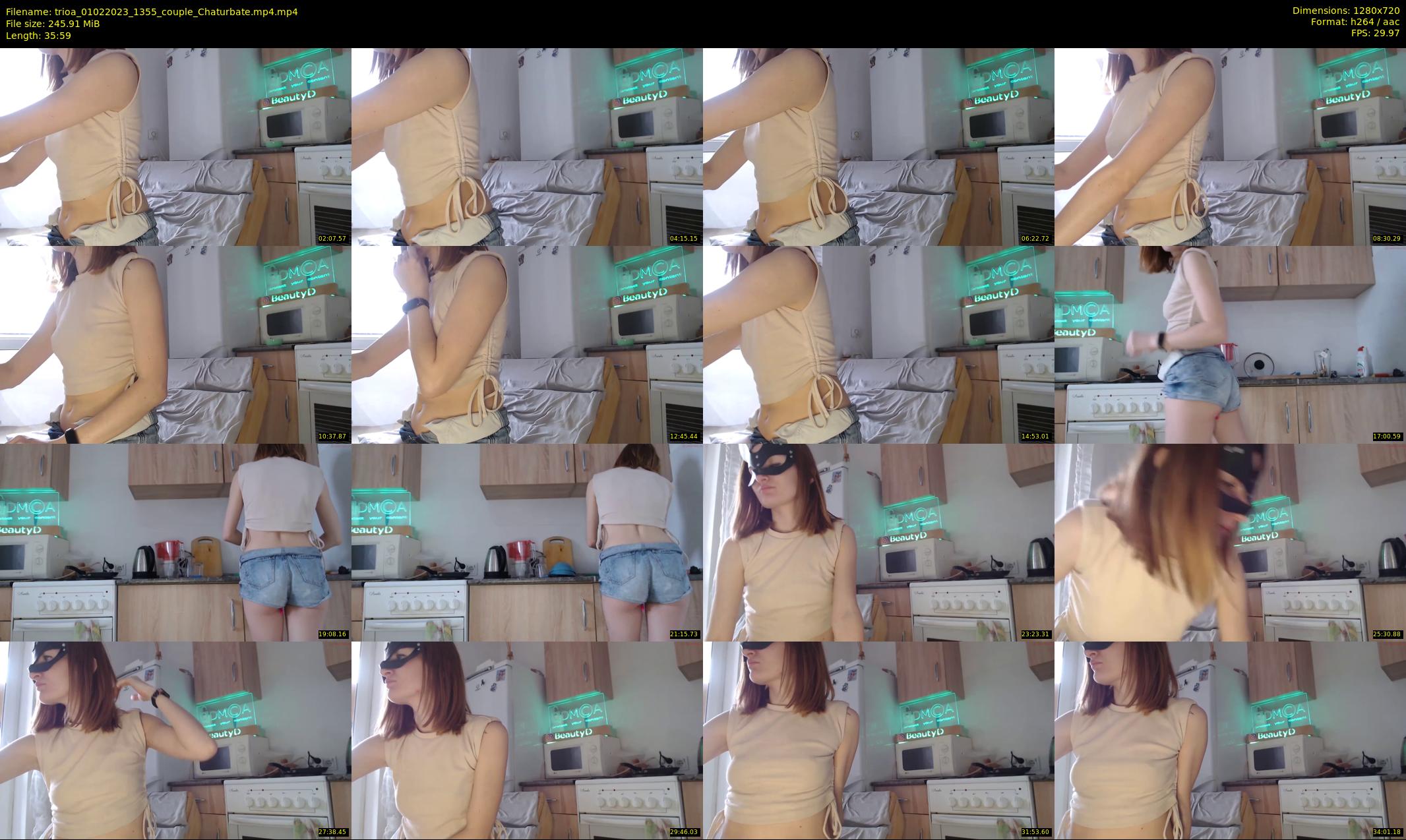 trioa — 36 minute Chaturbate couple cam show recording, 720p, Feb 1, 2023