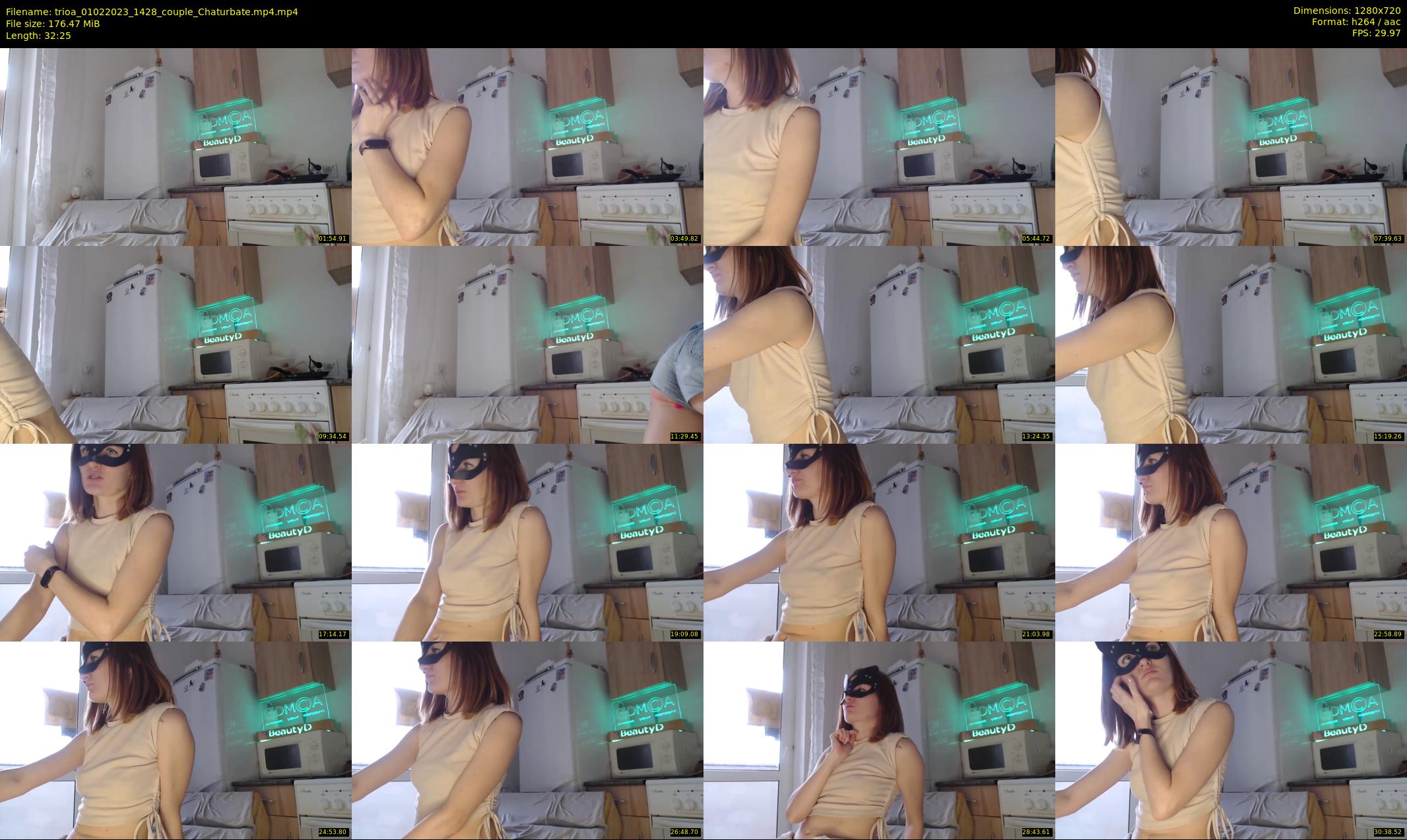 trioa — 33 minute Chaturbate couple cam show recording, 720p, Feb 1, 2023