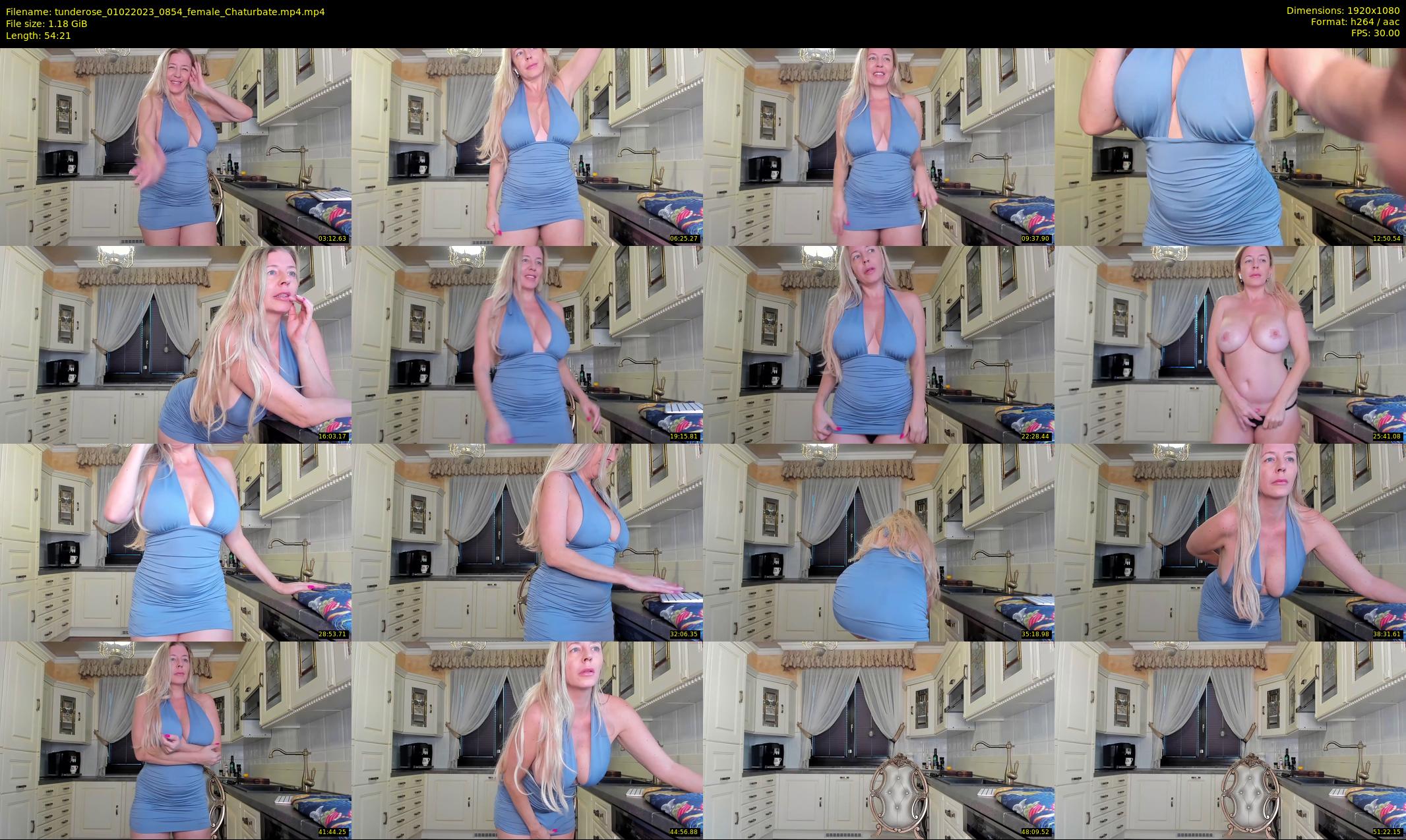 tunderose — 55 minute Chaturbate female cam show recording, 1080p, Feb 1, 2023