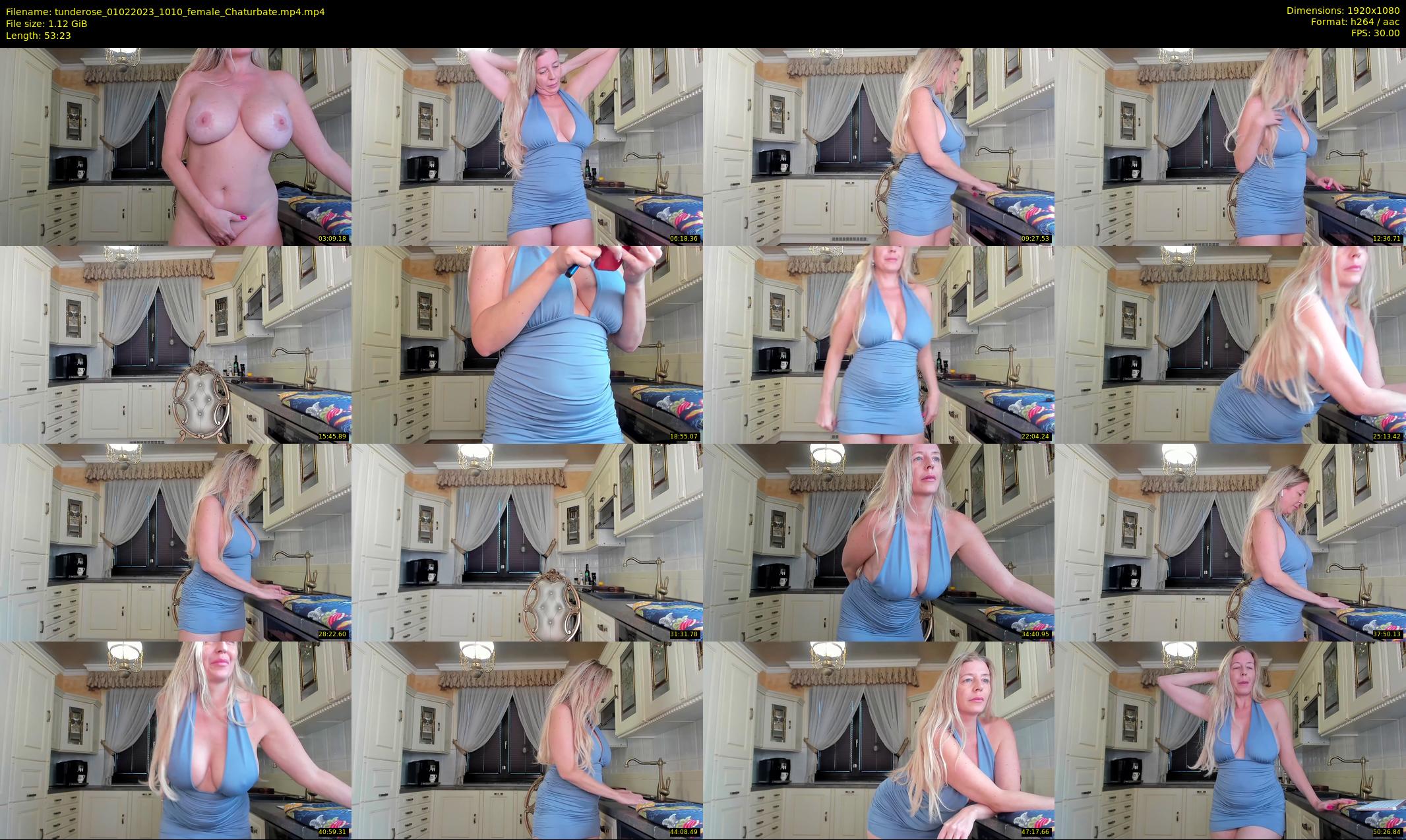 tunderose — 54 minute Chaturbate female cam show recording, 1080p, Feb 1, 2023