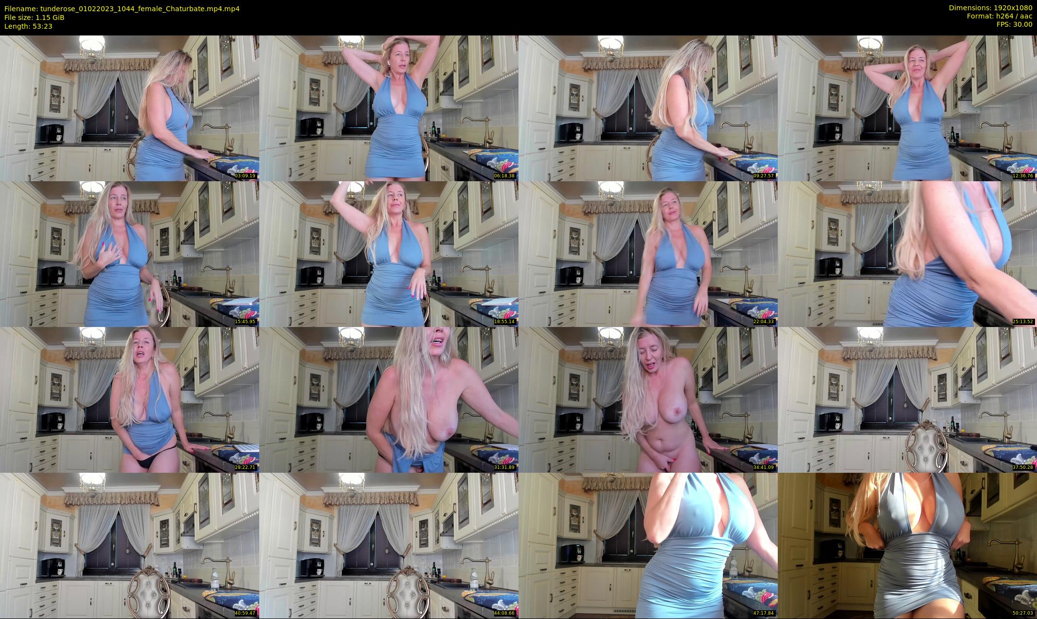 tunderose — 54 minute Chaturbate female cam show recording, 1080p, Feb 1, 2023