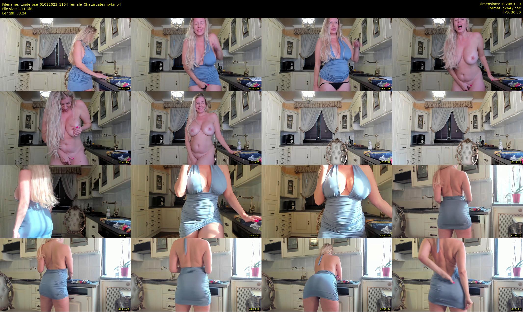 tunderose — 54 minute Chaturbate female cam show recording, 1080p, Feb 1, 2023