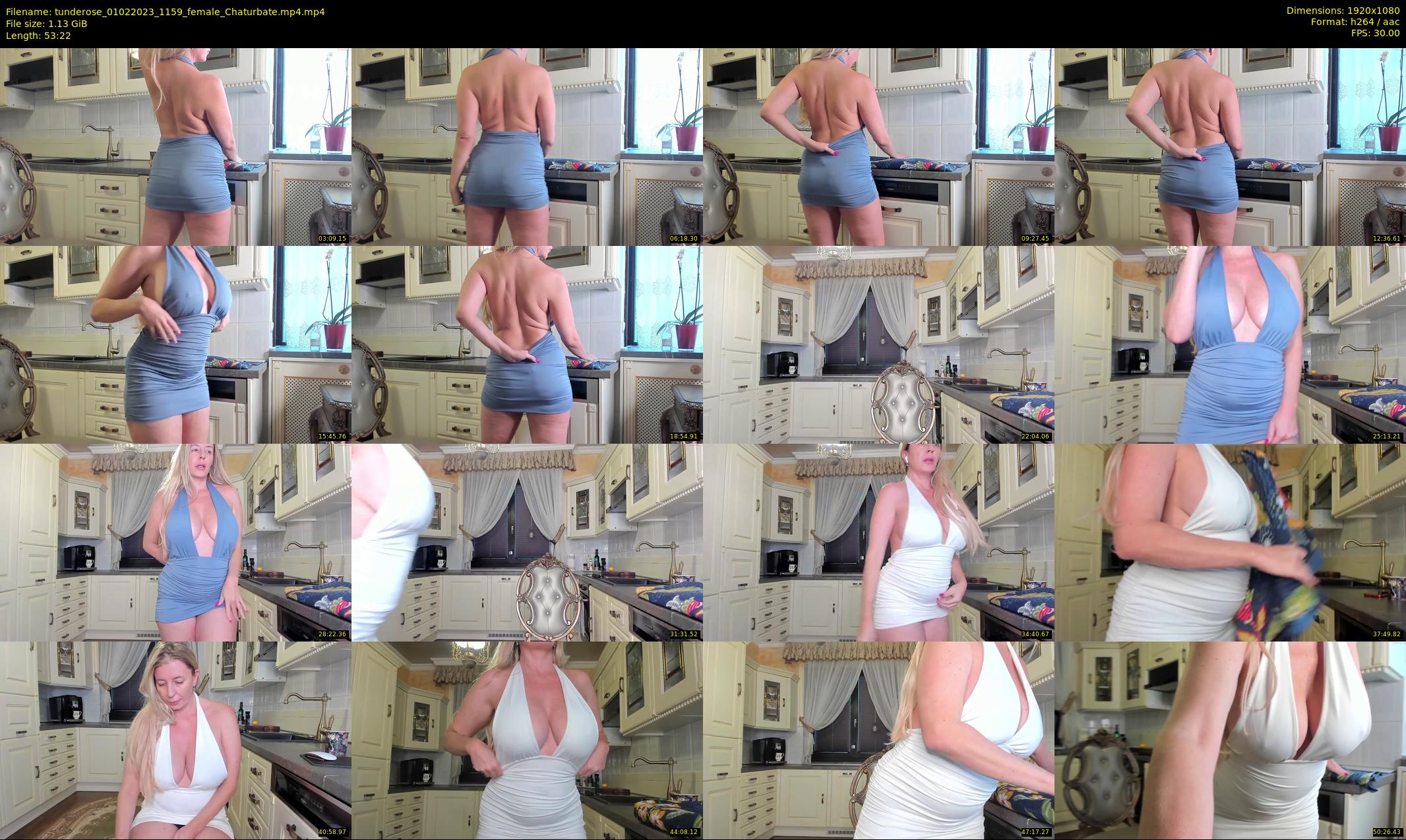 tunderose — 54 minute Chaturbate female cam show recording, 1080p, Feb 1, 2023