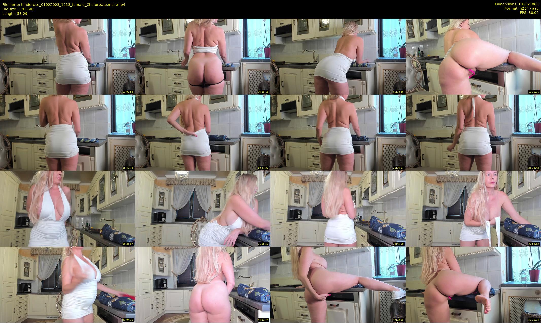 tunderose — 54 minute Chaturbate female cam show recording, 1080p, Feb 1, 2023