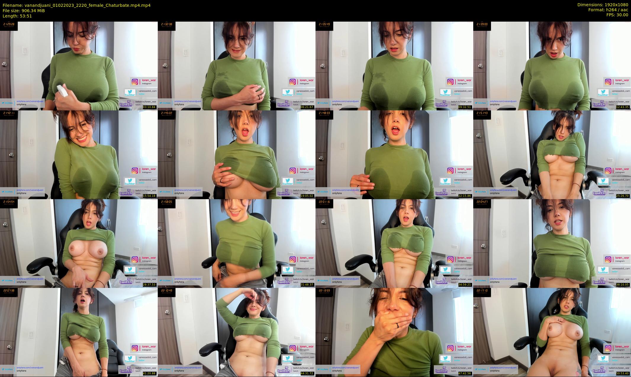 vanandjuani — 54 minute Chaturbate female cam show recording, 1080p, Feb 1, 2023