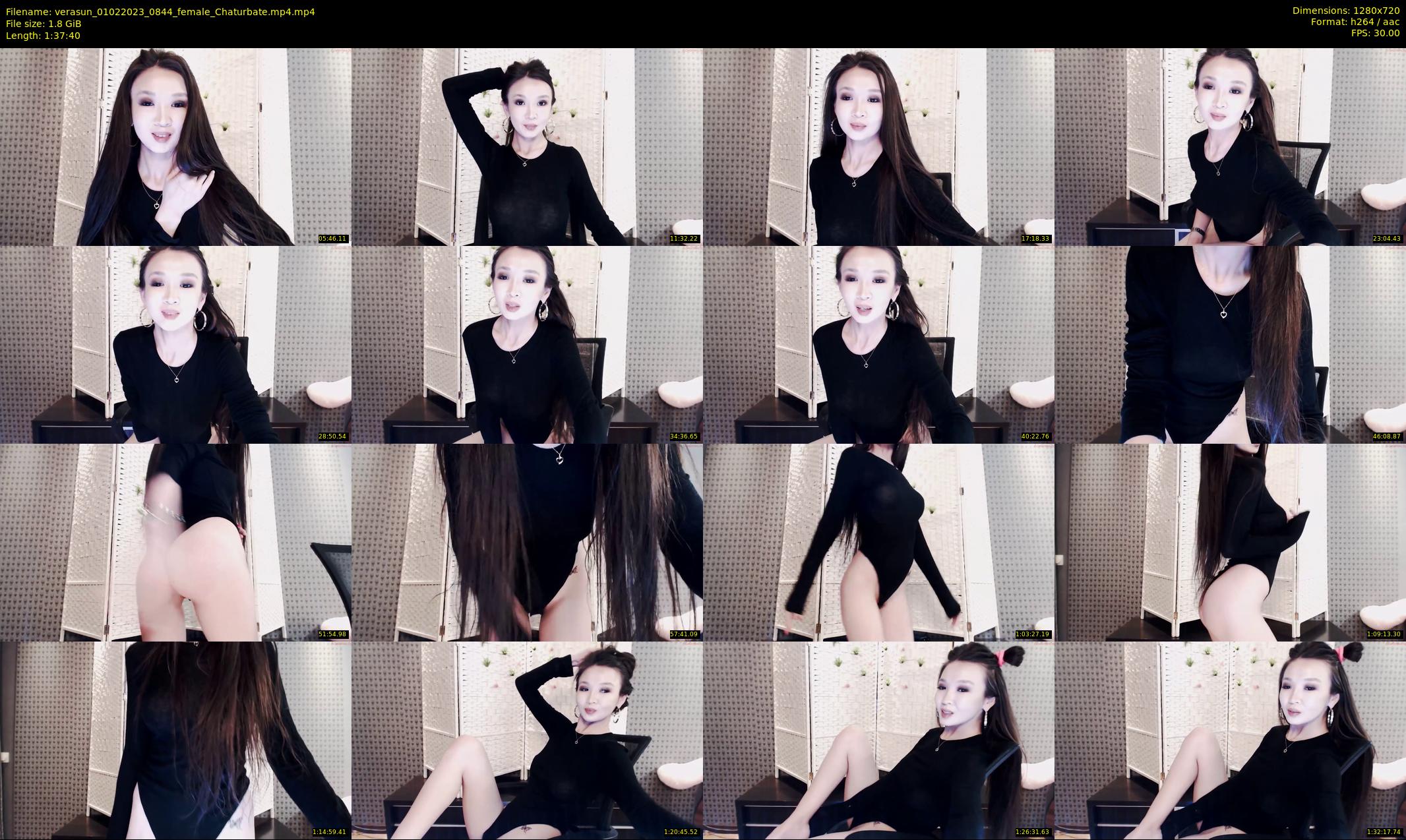 verasun — 98 minute Chaturbate female cam show recording, 720p, Feb 1, 2023