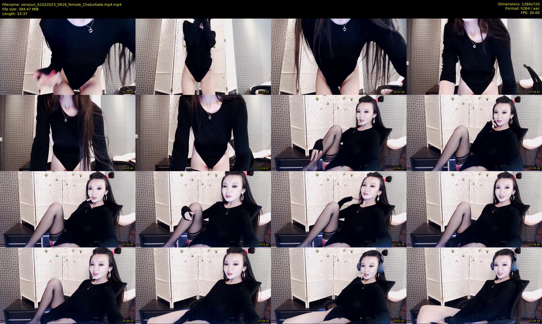 verasun — 34 minute Chaturbate female cam show recording, 720p, Feb 1, 2023