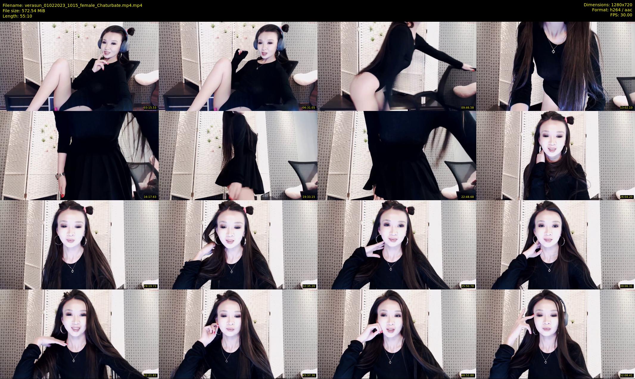 verasun — 56 minute Chaturbate female cam show recording, 720p, Feb 1, 2023