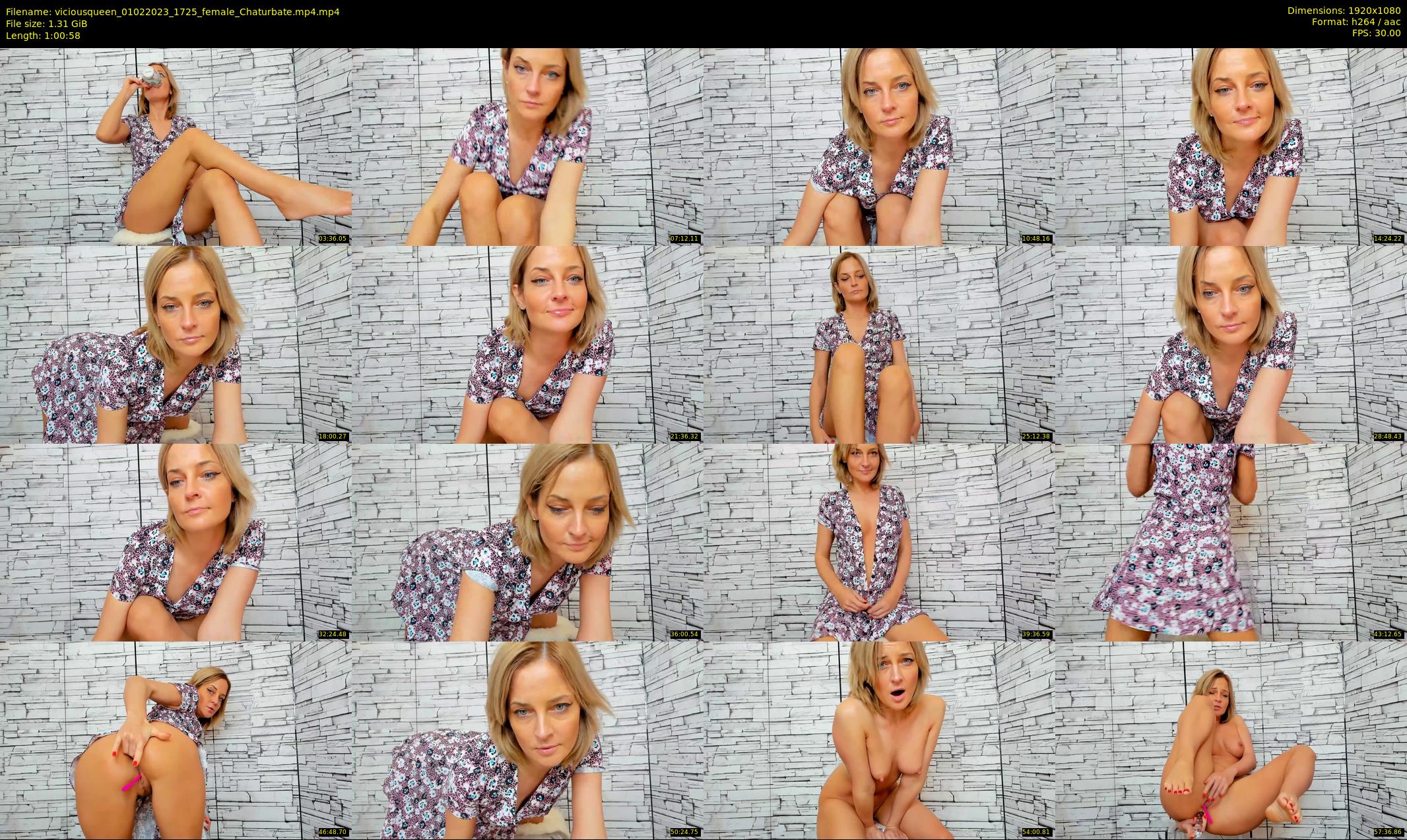 viciousqueen — 61 minute Chaturbate female cam show recording, 1080p, Feb 1, 2023