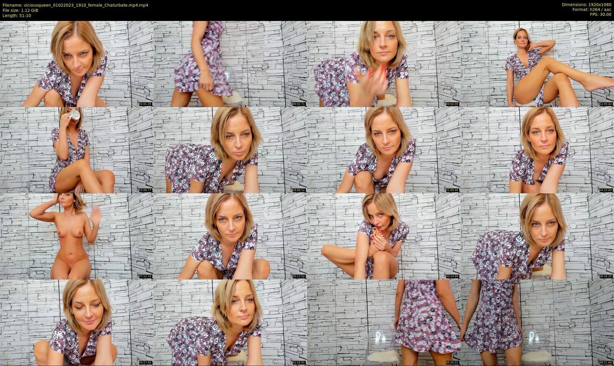 viciousqueen — 52 minute Chaturbate female cam show recording, 1080p, Feb 1, 2023