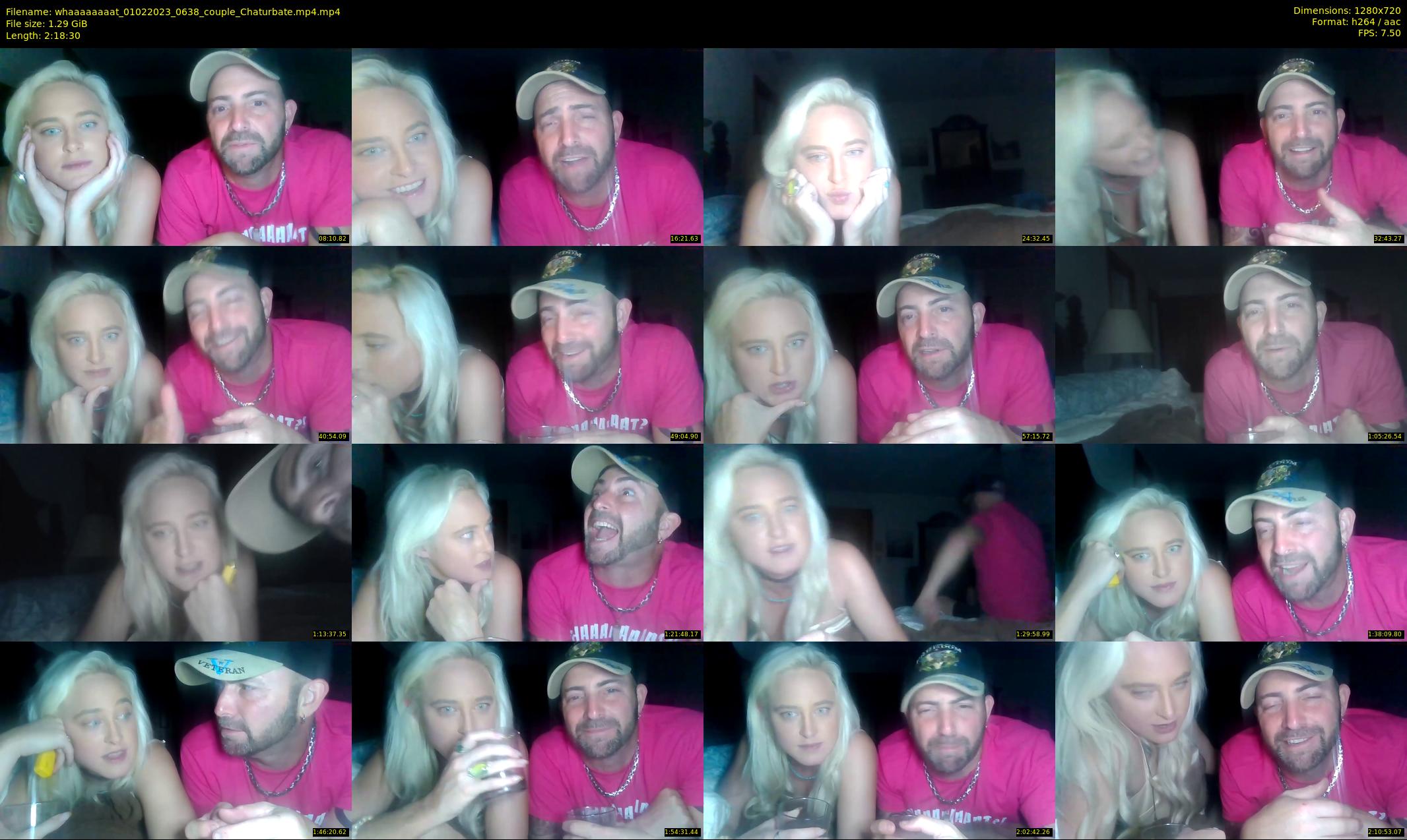 whaaaaaaaat — 139 minute Chaturbate couple cam show recording, 720p, Feb 1, 2023