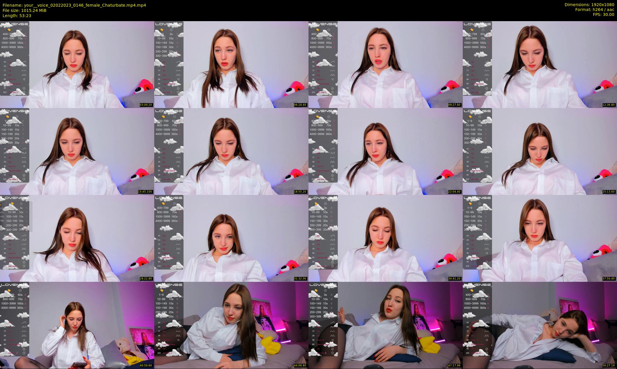 your__voice — 54 minute Chaturbate female cam show recording, 1080p, Feb 2, 2023