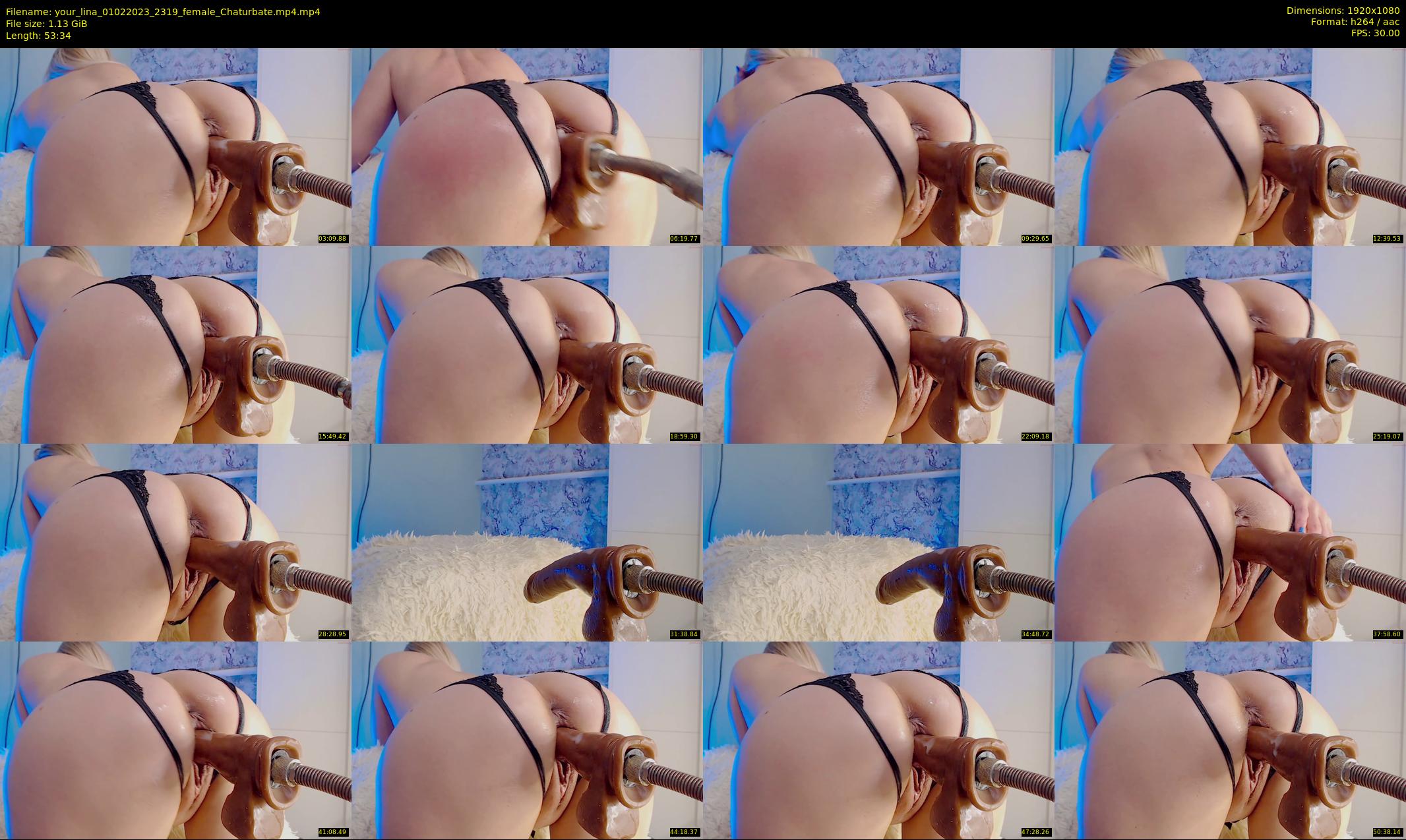 your_lina — 54 minute Chaturbate female cam show recording, 1080p, Feb 1, 2023
