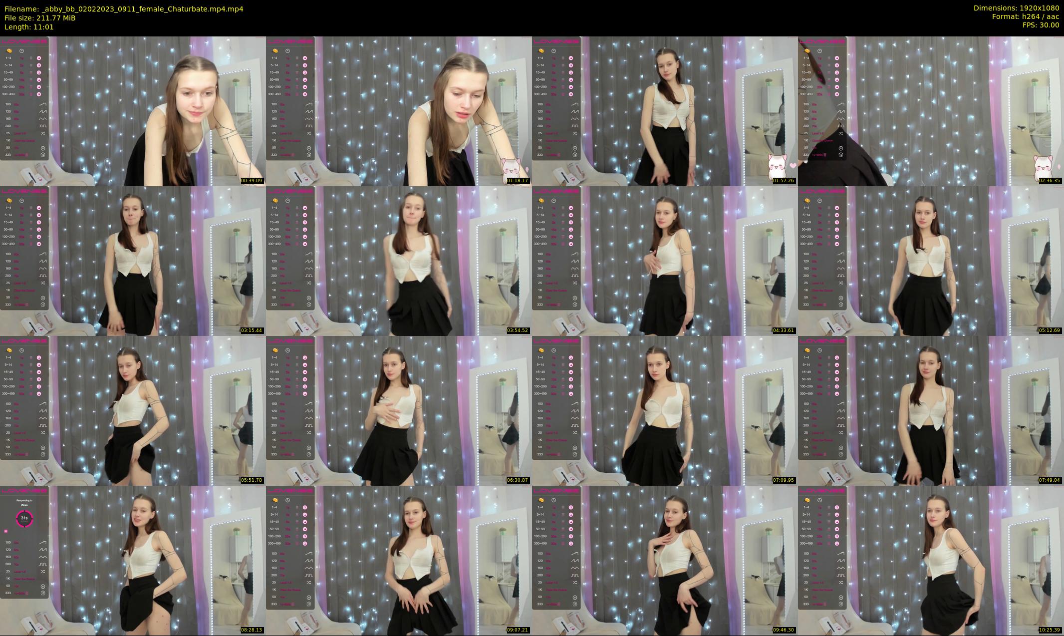 _abby_bb — 12 minute Chaturbate female cam show recording, 1080p, Feb 2, 2023