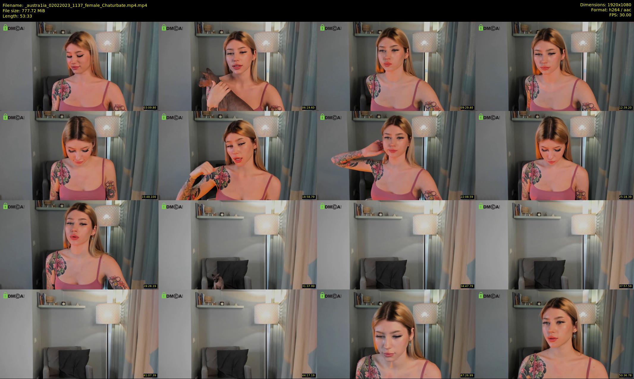 _austra1ia — 54 minute Chaturbate female cam show recording, 1080p, Feb 2, 2023